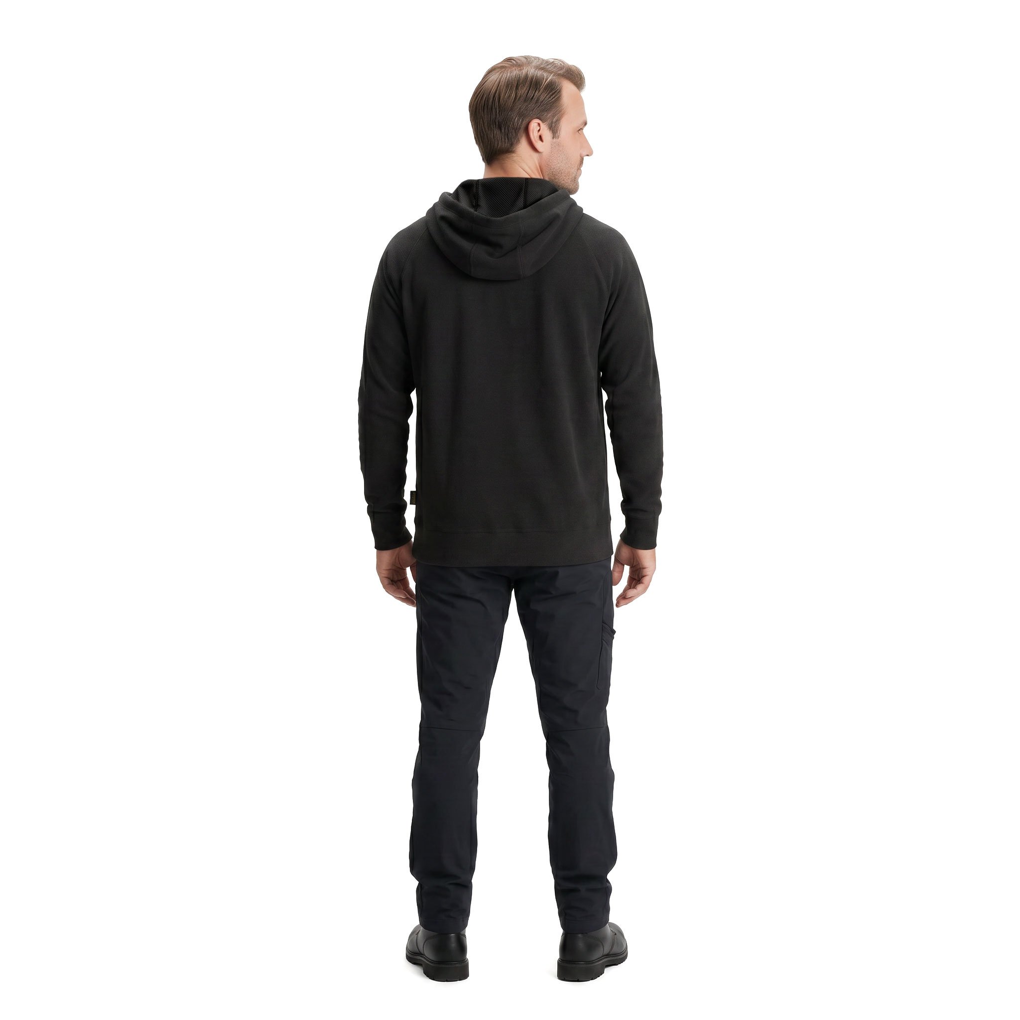 Snickers AllroundWork Polartec&reg; terry hoodie 8075, Black, large image number 3