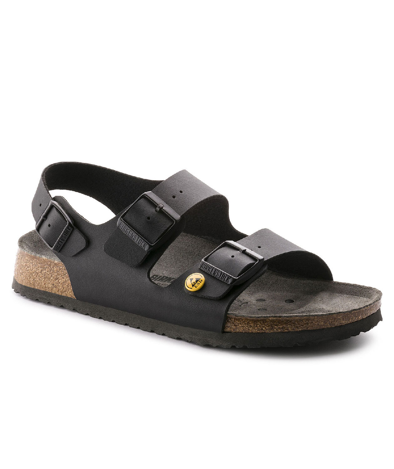Birkenstock Milano ESD Regular Fit sandaler, Svart
