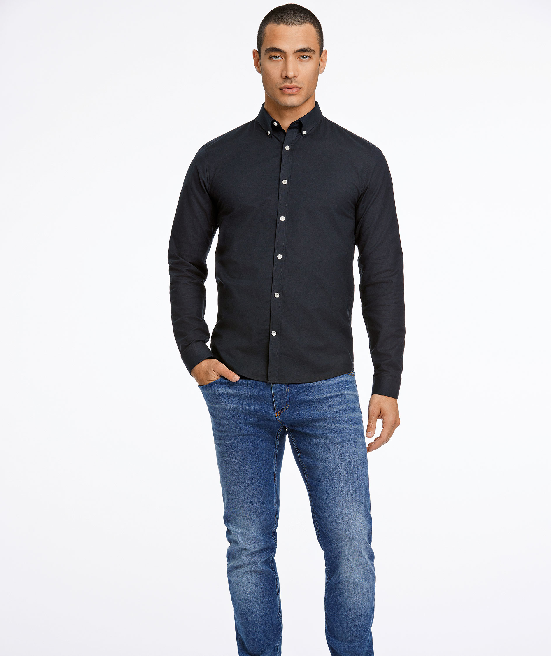 Lindbergh Oxford superflex skjorte