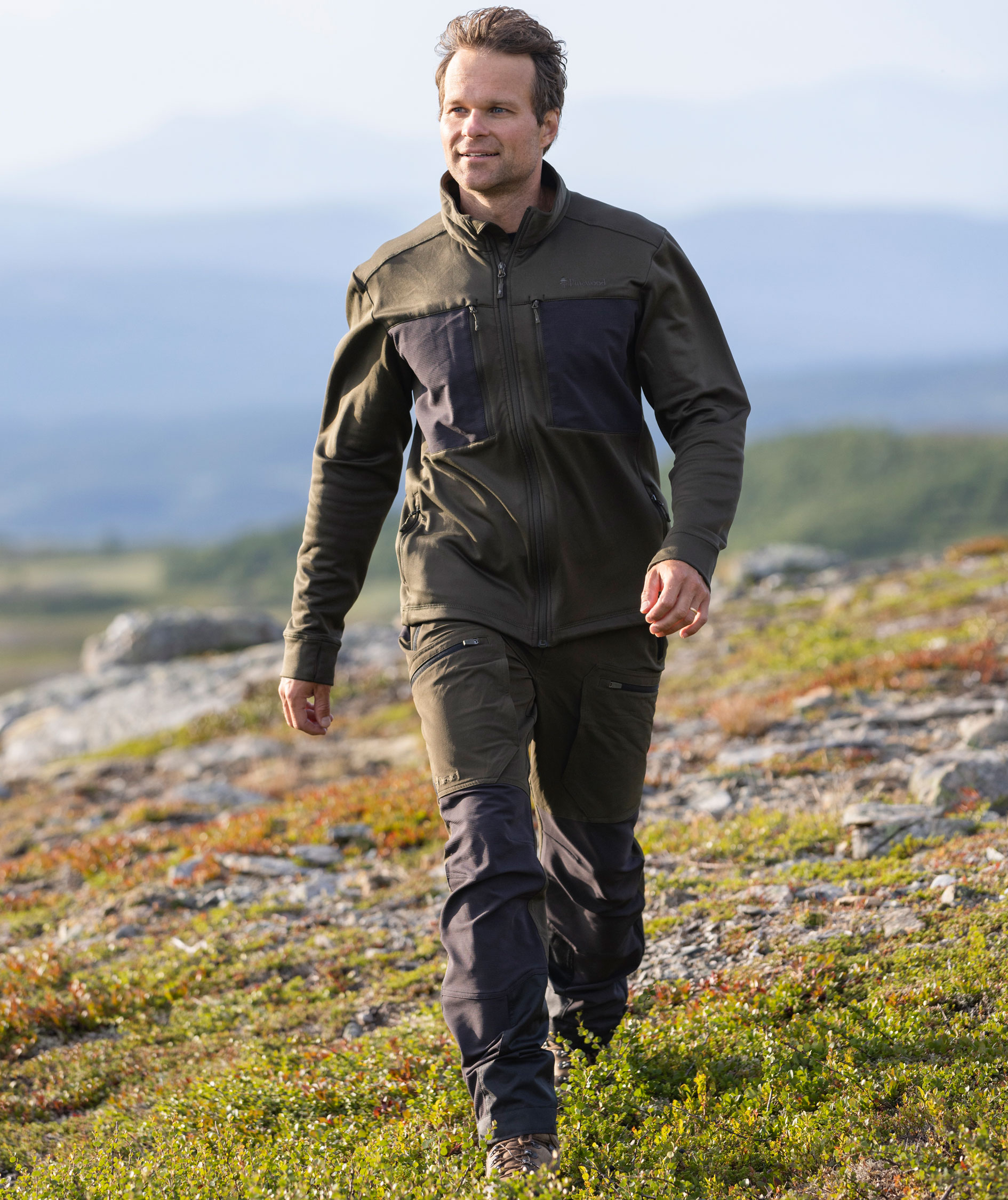 Pinewood Abisko Adventure jagtbukser, Moss green, large image number 10