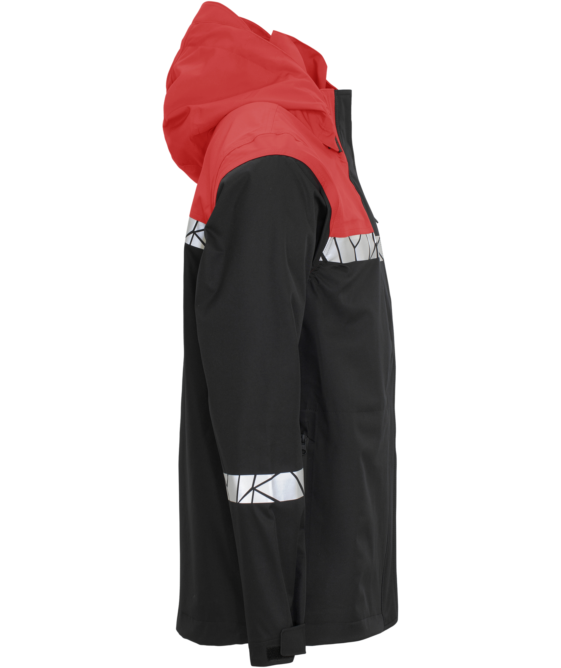 ProJob Shelljacke 7414, Schwarz/Rot, large image number 2