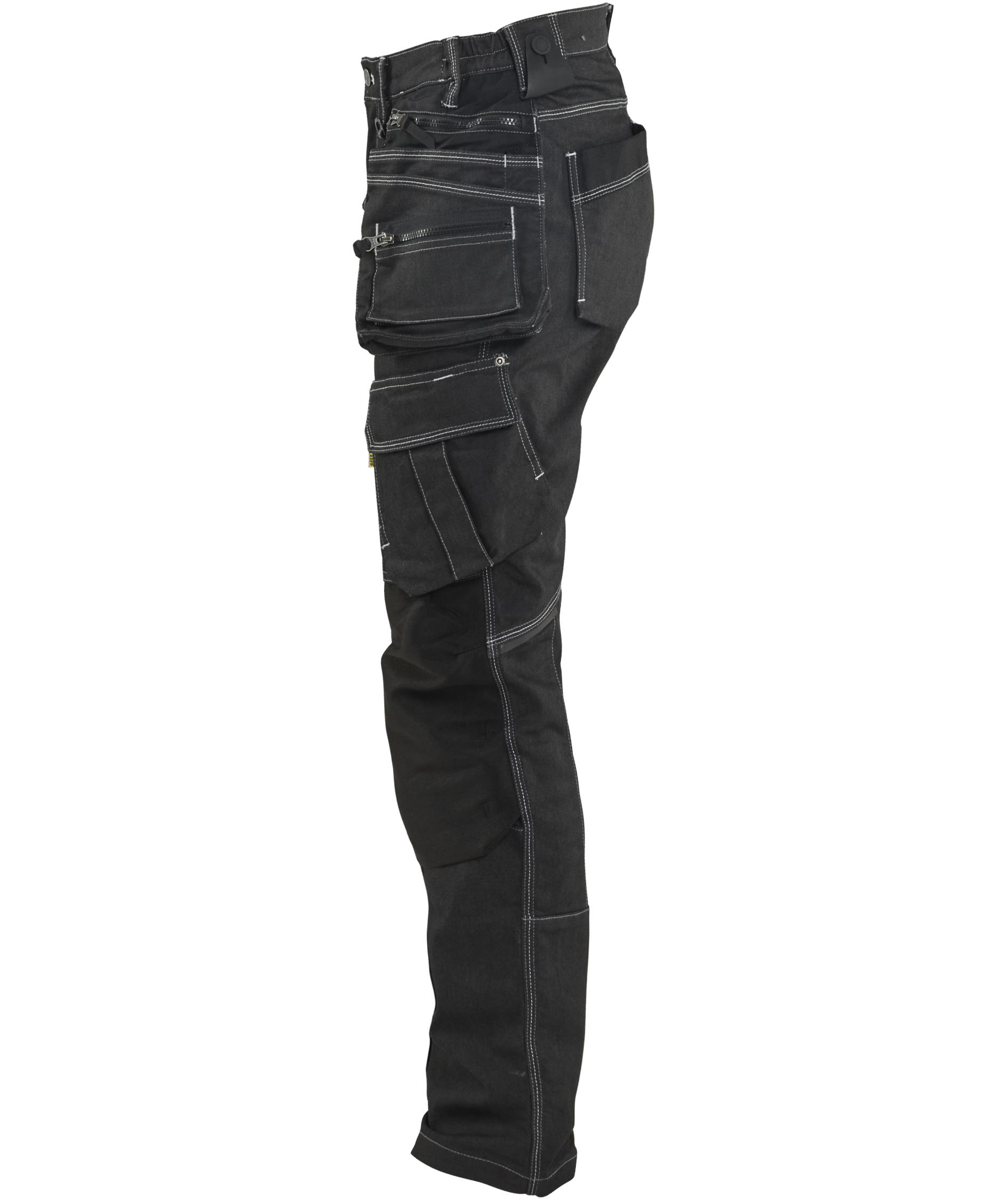 Bl&aring;kl&auml;der Damen Stretch-Handwerkerhose, Schwarz, large image number 3