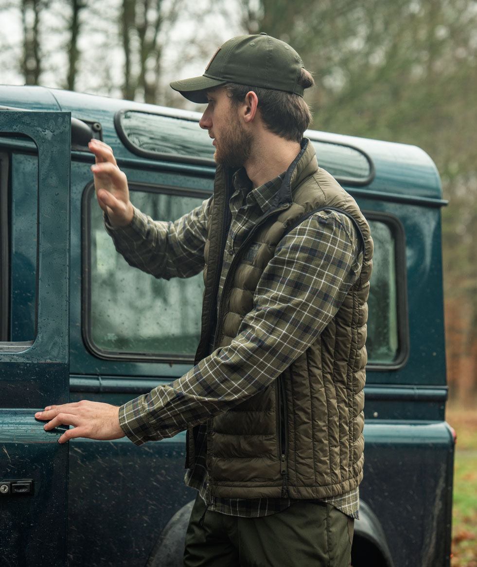 Seeland Glen Flanellhemd, Grape Leaf/Dark Navy Check, large image number 3