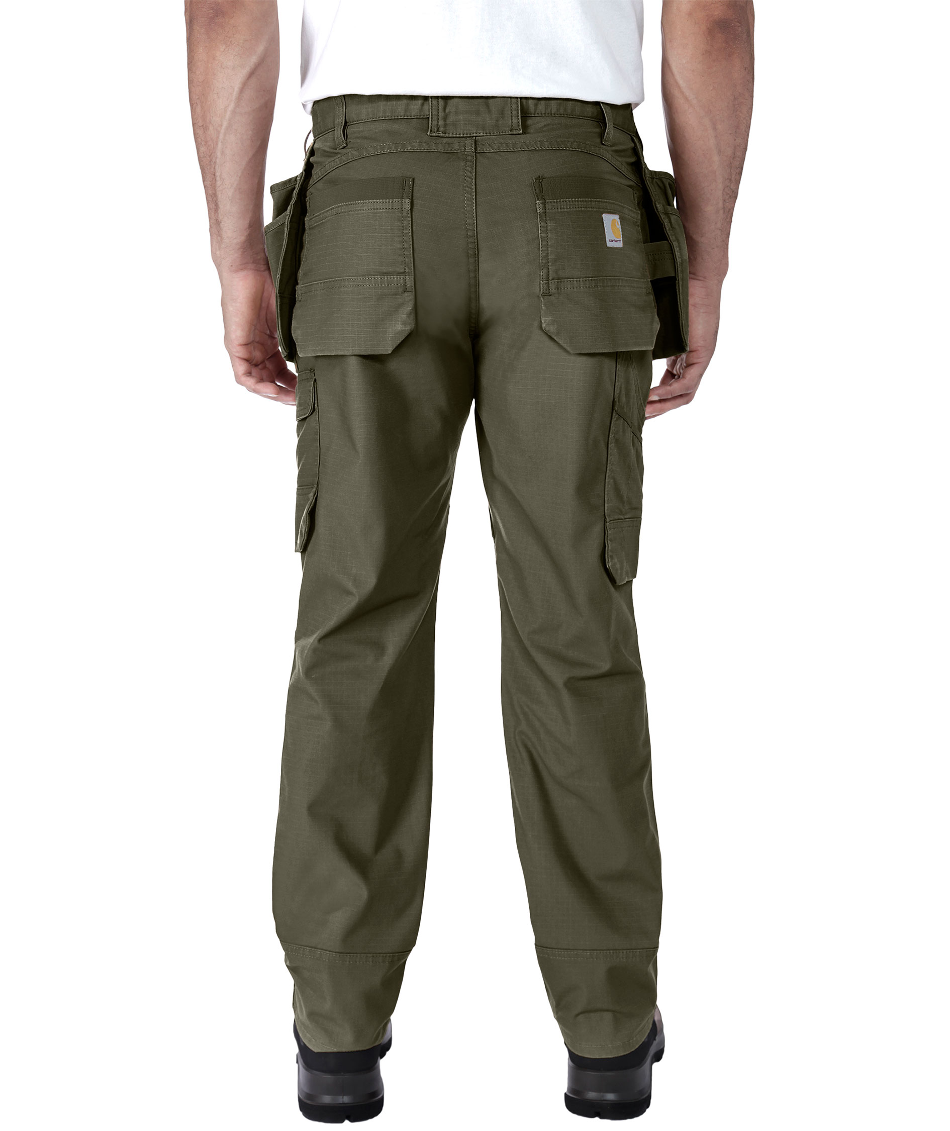 Carhartt Steel cargo h&aring;ndv&aelig;rkerbukser, Moss, large image number 3