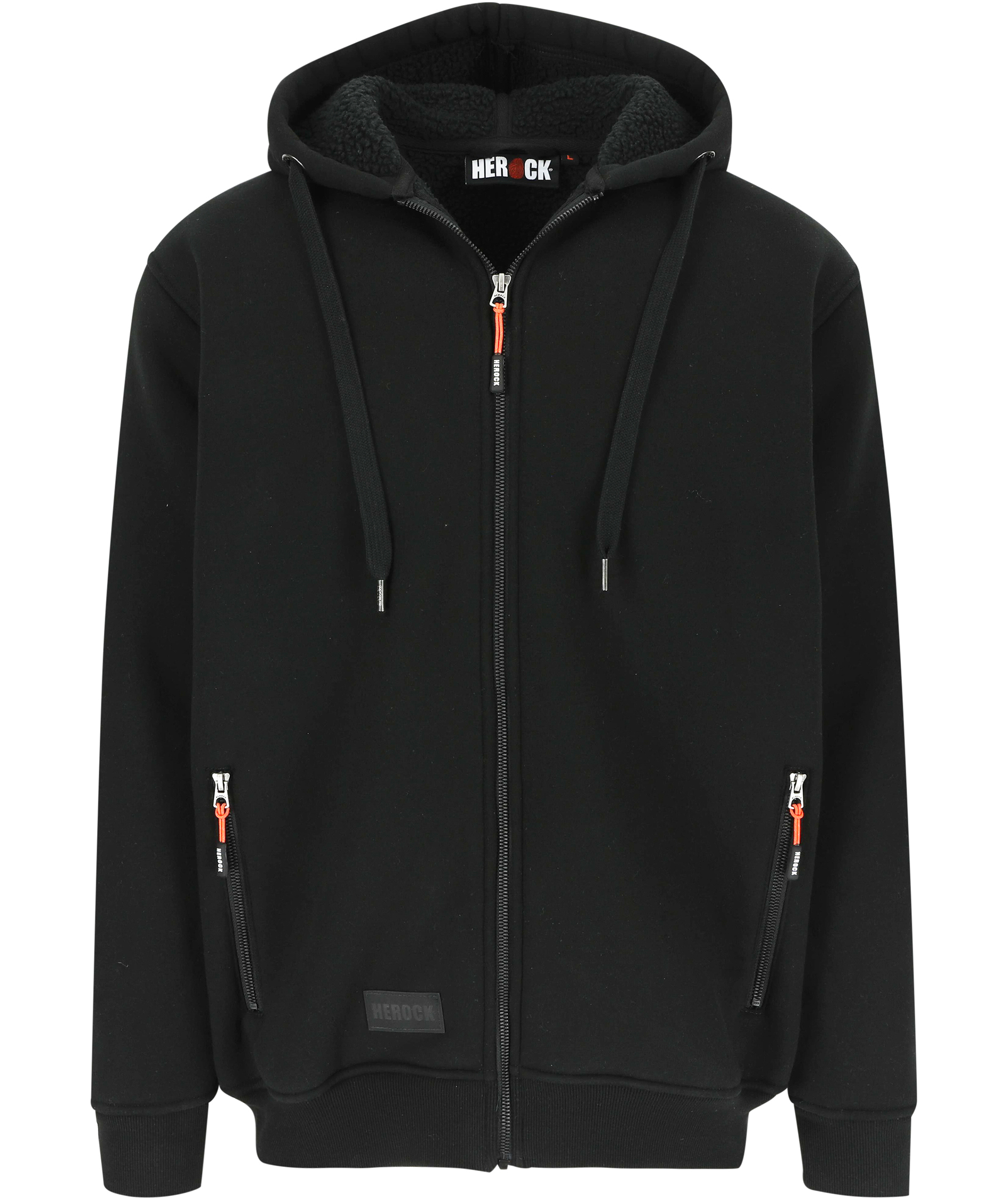 HEROCK Otis Hoodie mit Rei&szlig;verschluss, Black
