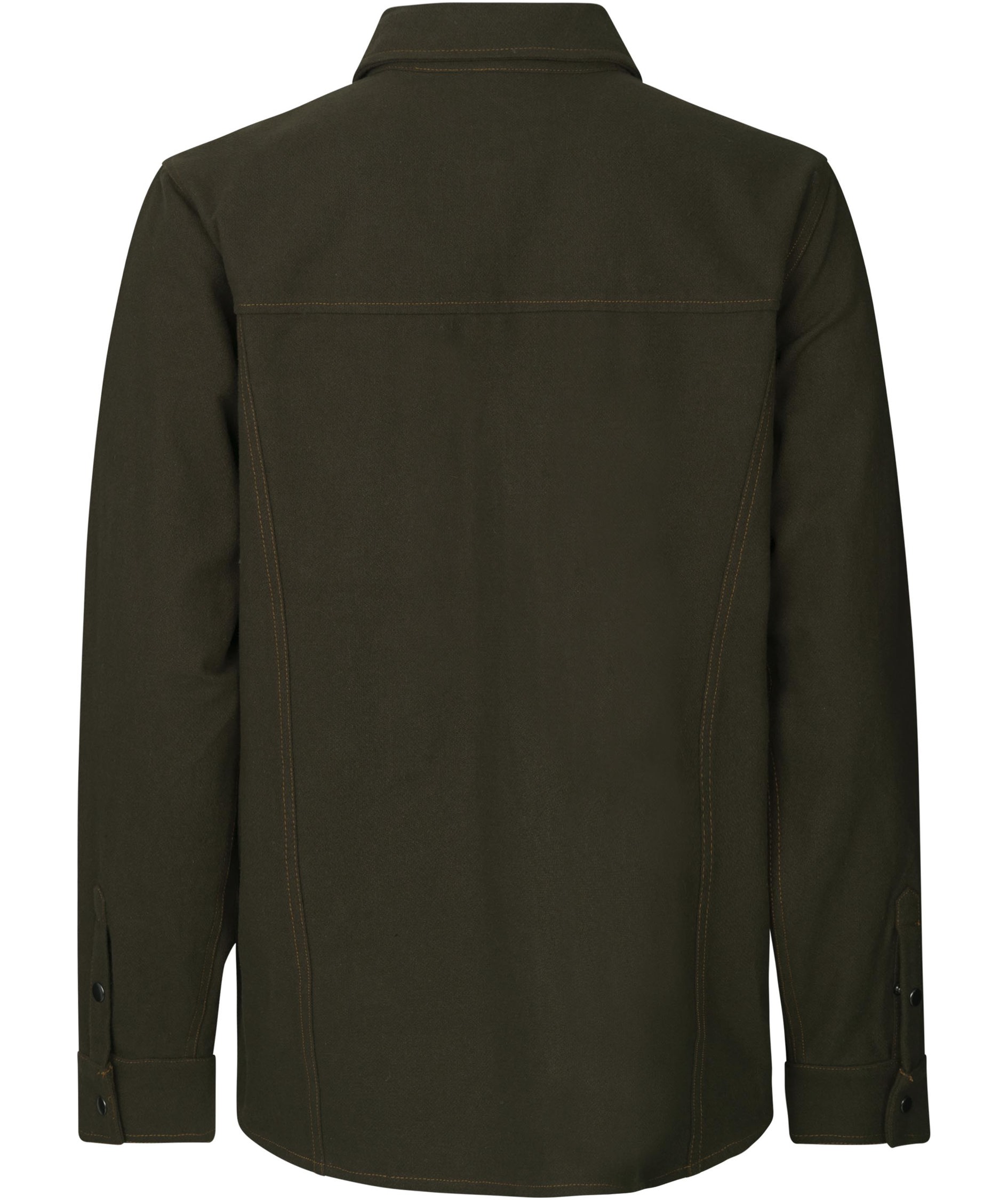 ID Modern fit flannel shirt, Olive, large image number 2