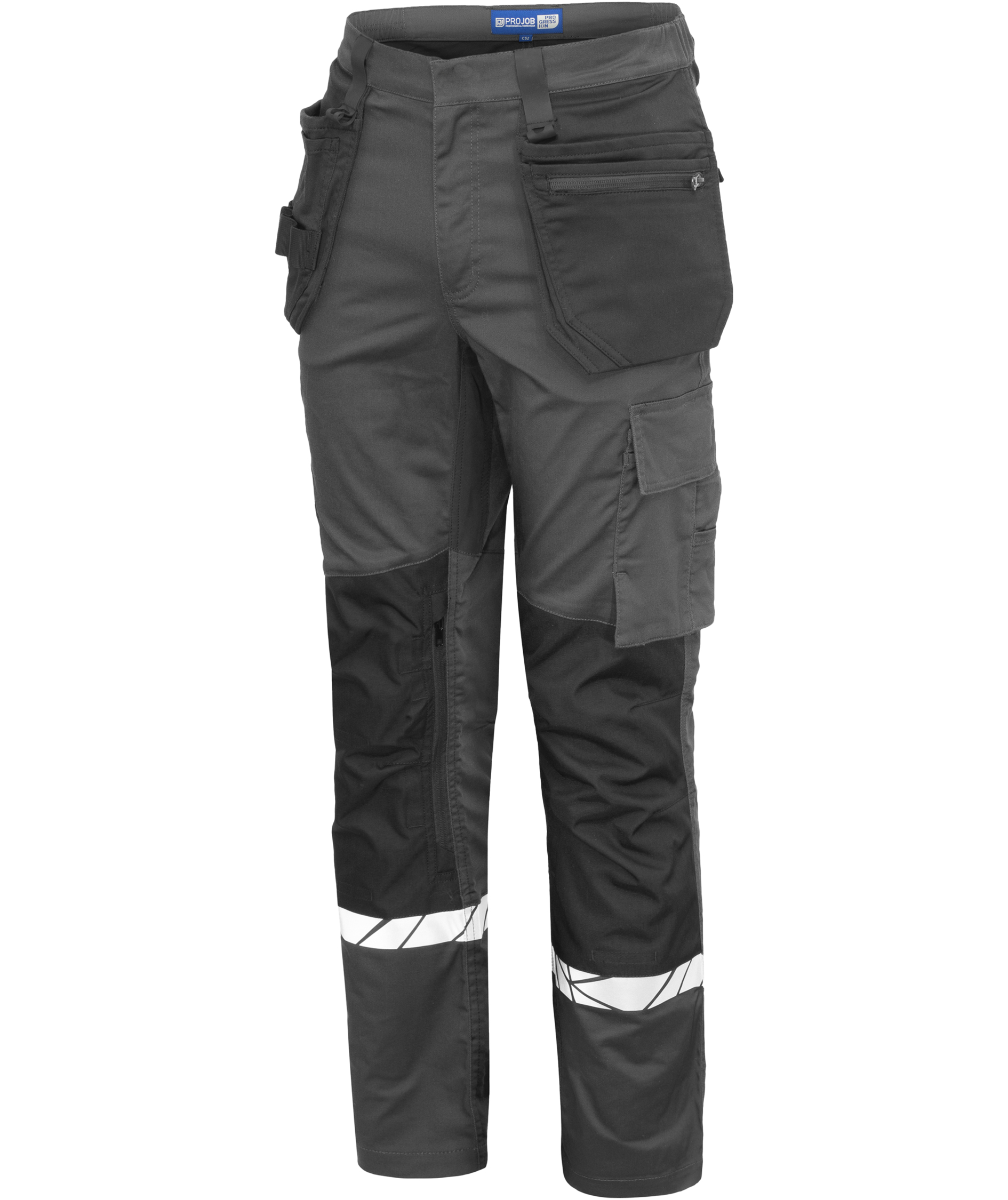 ProJob craftsman trousers 7509, Grey/Black, large image number 4