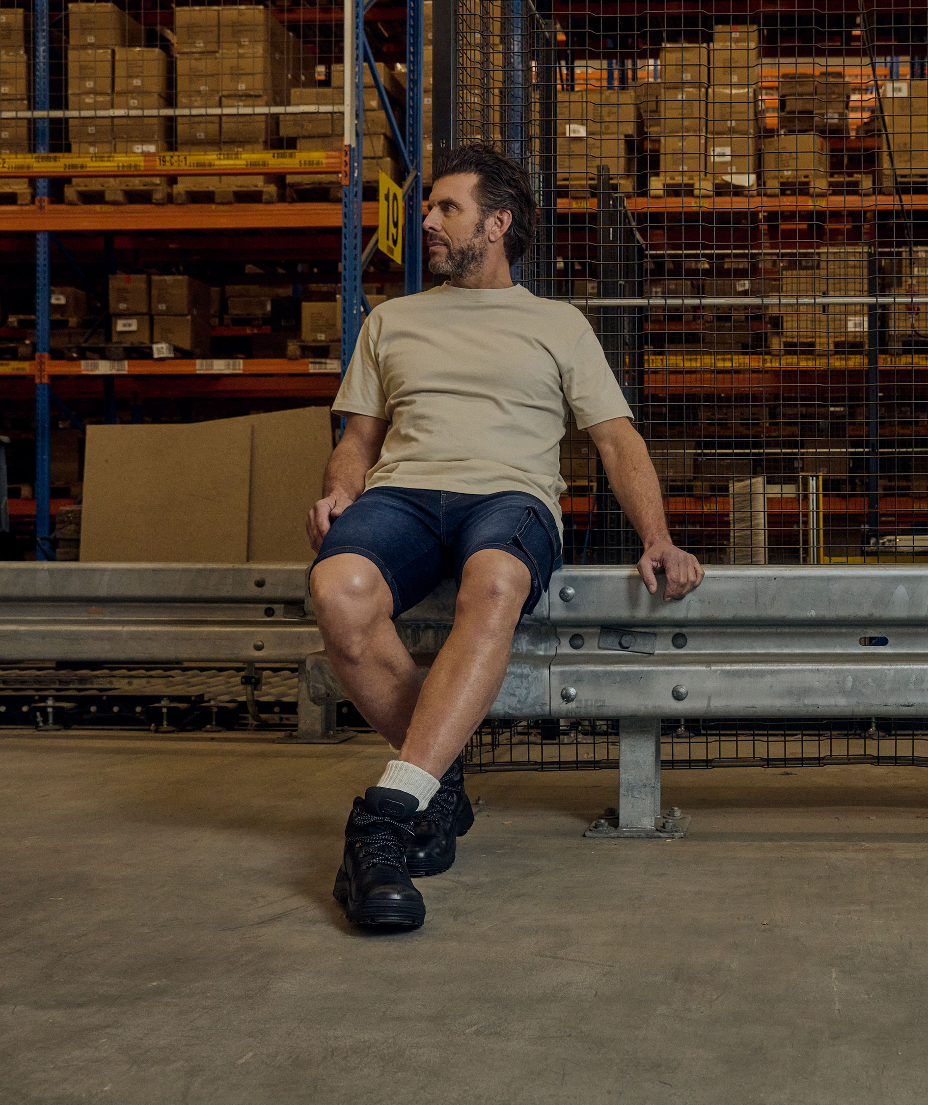 Brams Edo shorts, Blue Denim, large image number 2