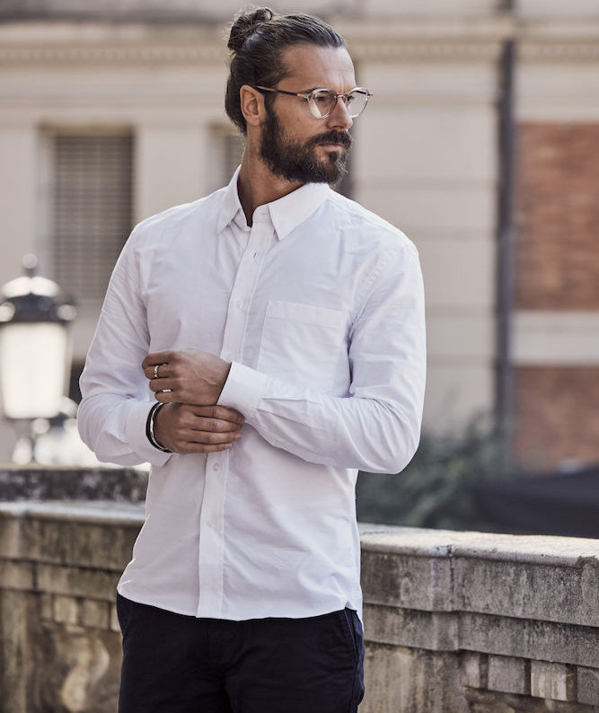 Clique Oxford skjorta, Vit