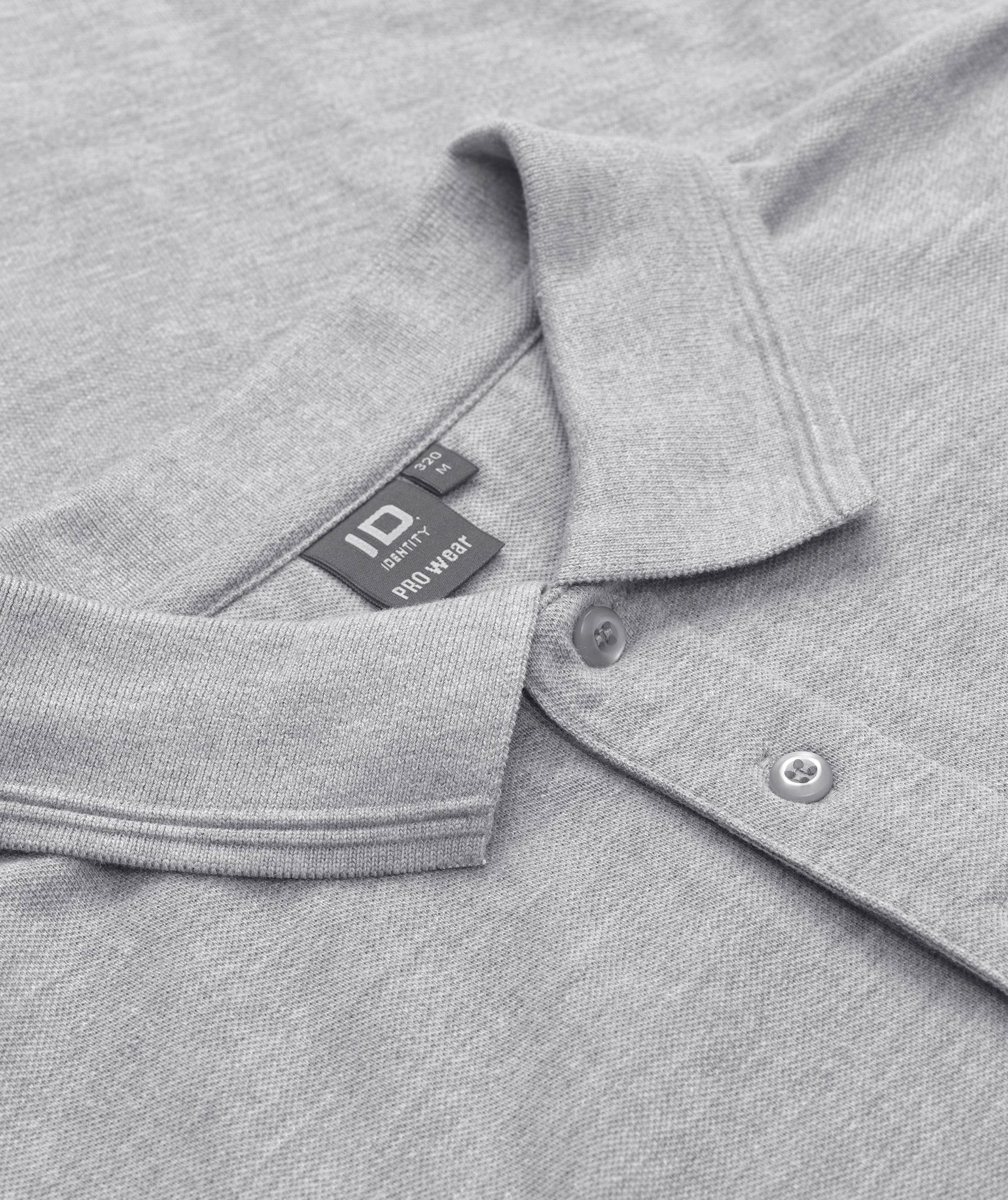 ID PRO Wear Poloshirt mit Brusttasche, Grau Melange, large image number 3