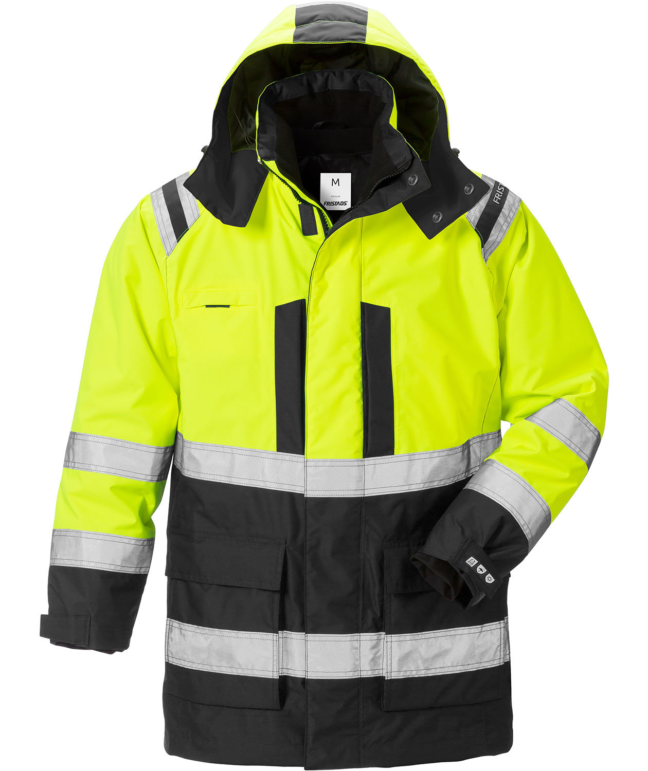 Fristads Airtech&reg; 3-i-1 parkas 4036, Varsel Gul/Svart