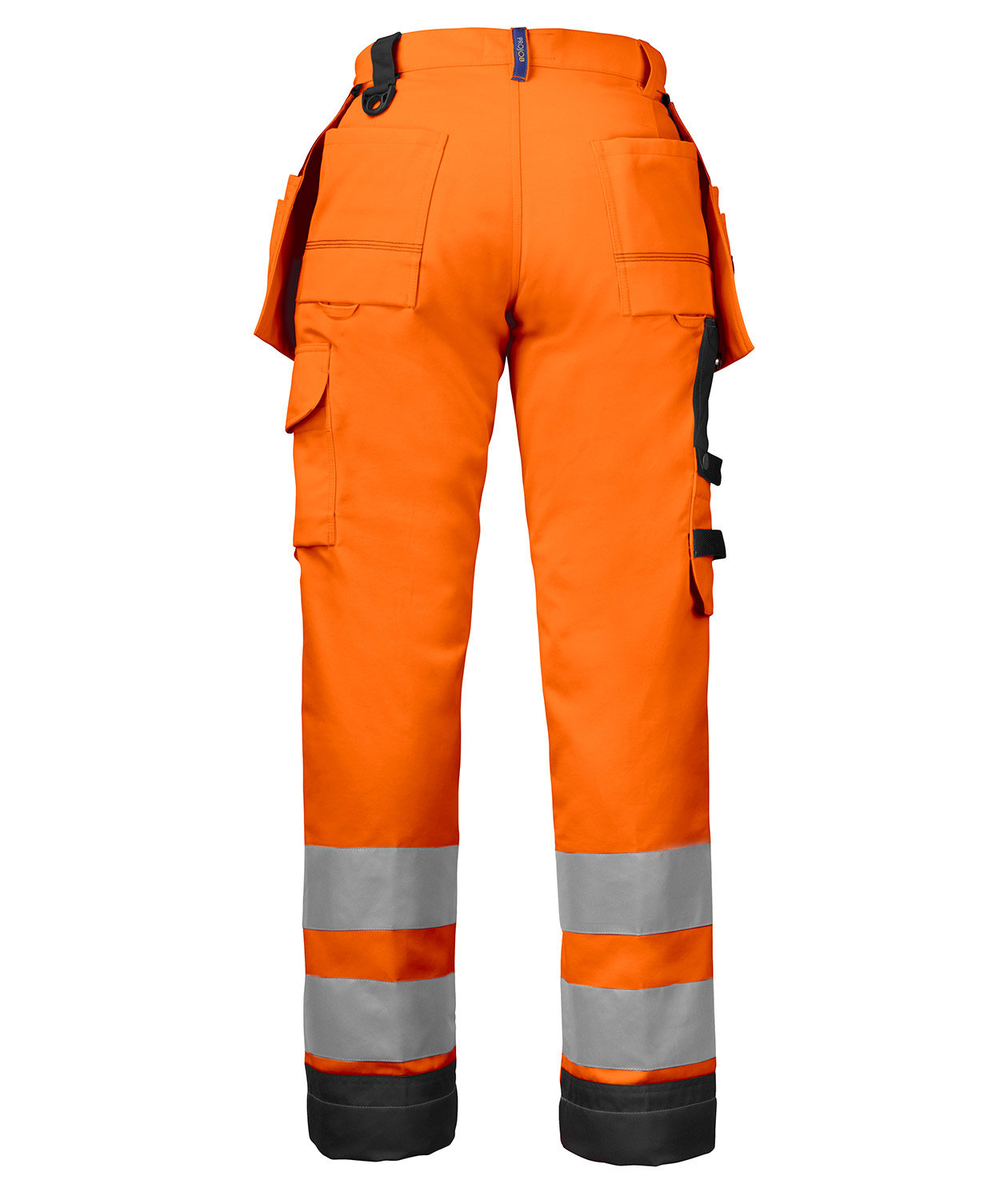 ProJob women's craftsman trousers, Hi-Vis Orange/Black