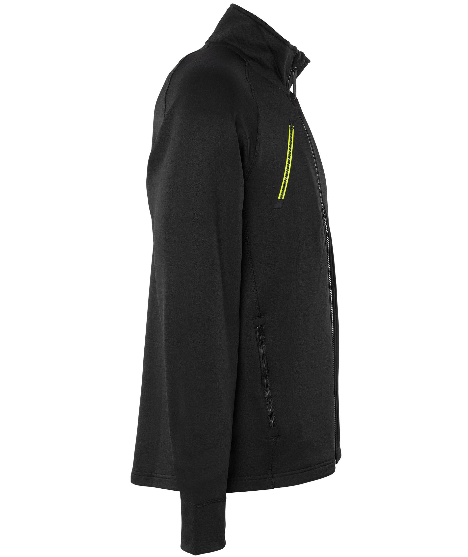 Fristads Polartec&reg; fleece jacket 4870 GPY full stretch, Black, large image number 4
