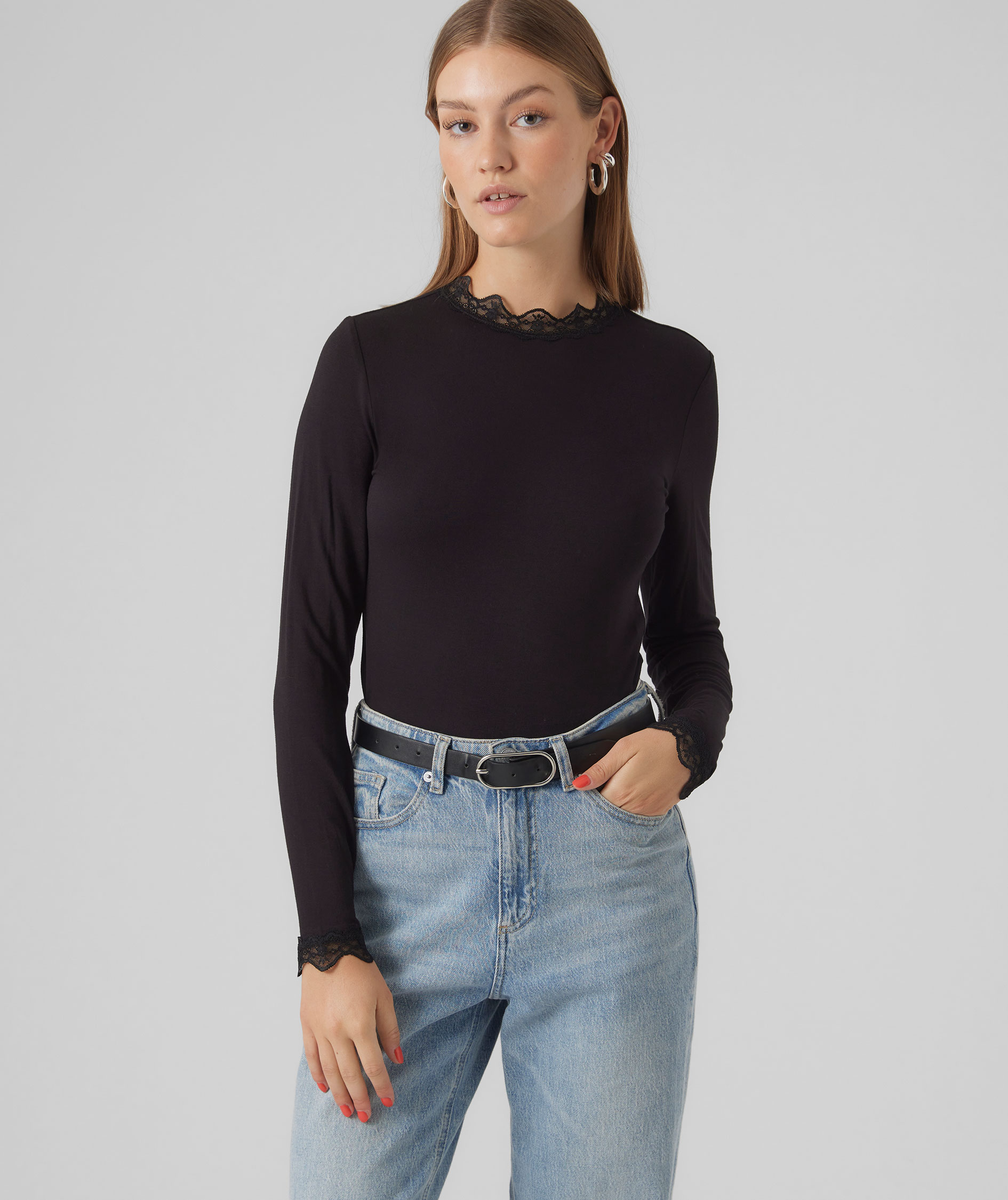 Vero Moda VMROSA damebluse, Black
