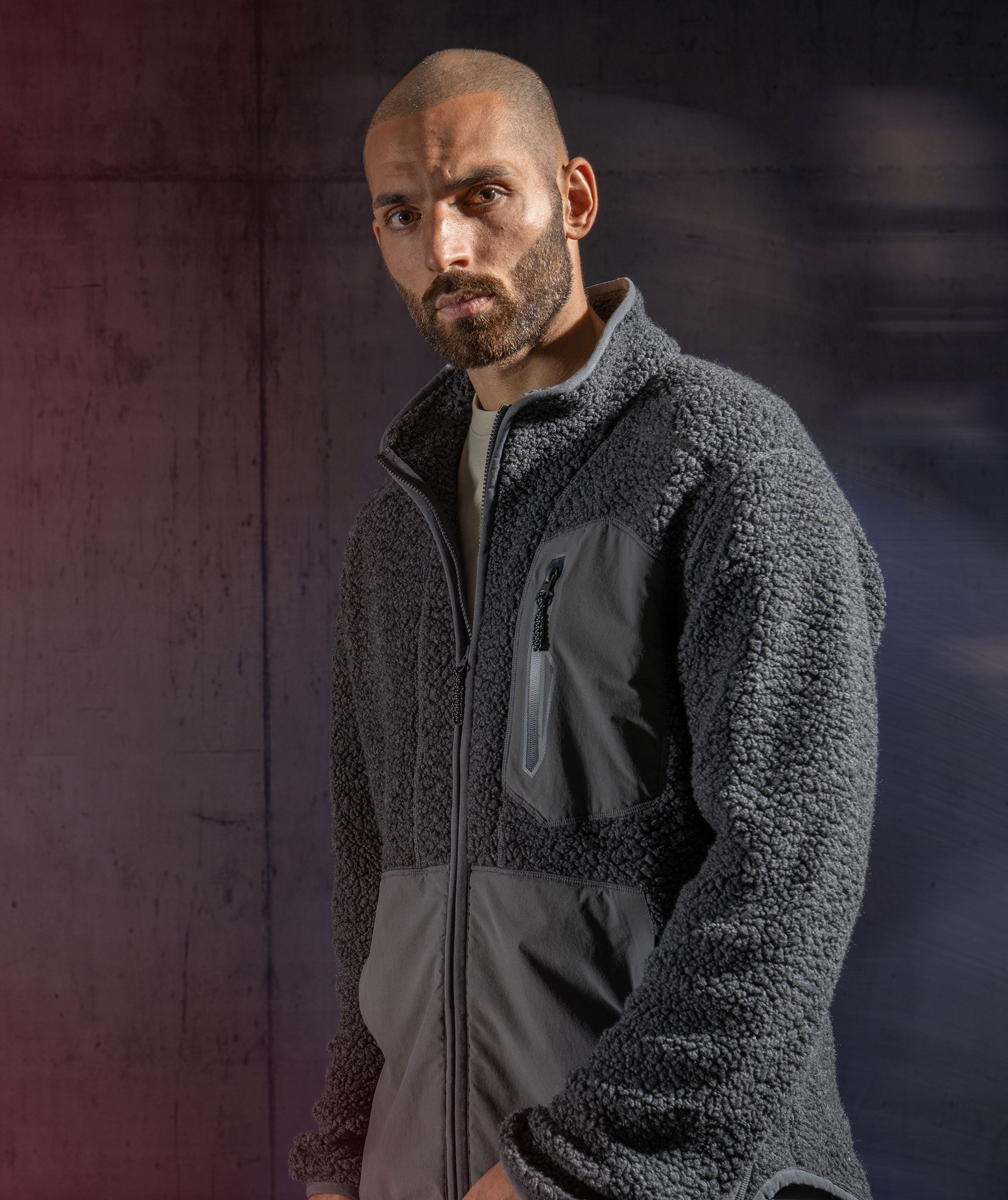 Mascot Customized p&auml;lsfiberjacka, Sten gr&aring;