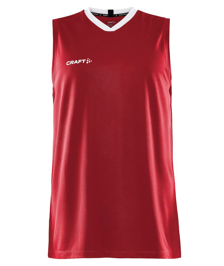 Craft Progress Basket tank top, Bright red