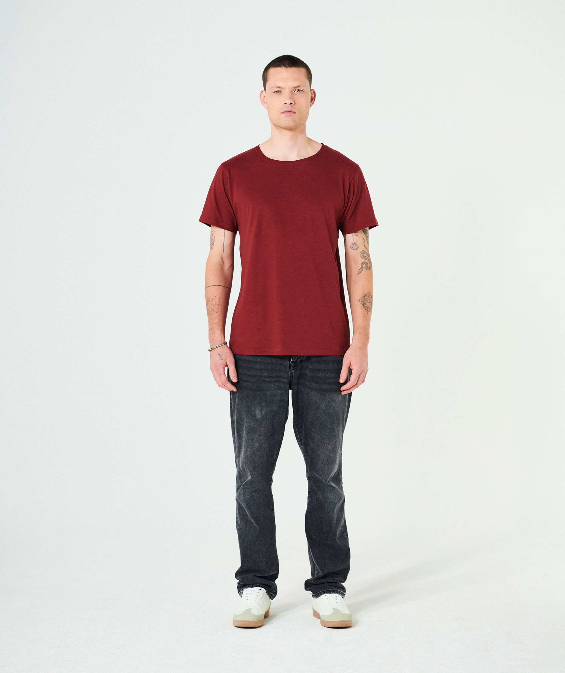 Clique Basic-T T-shirt, Vinr&oslash;d, large image number 5
