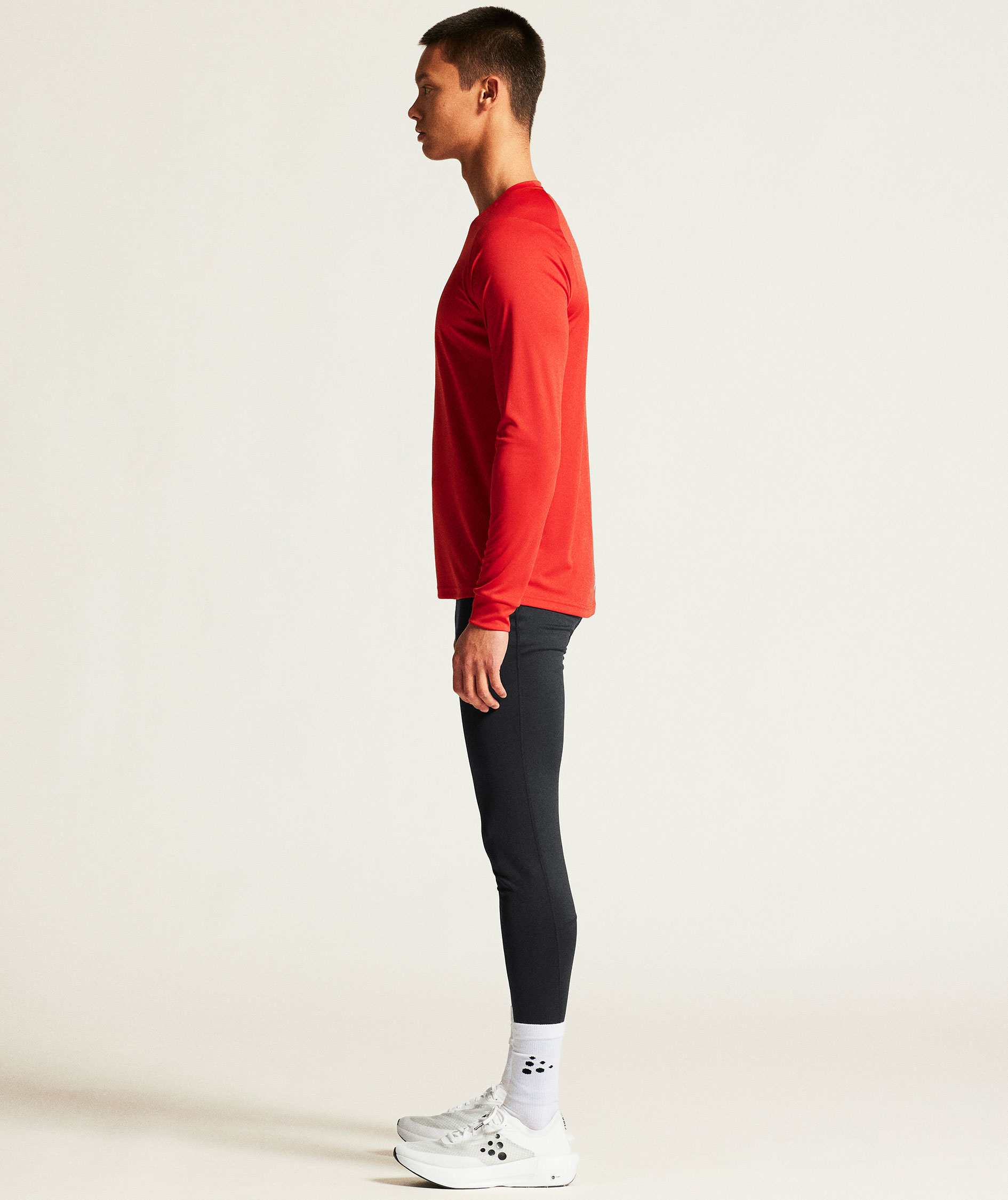 Craft Rush 2.0 l&aring;ng&auml;rmad T-shirt, Bright red, large image number 4