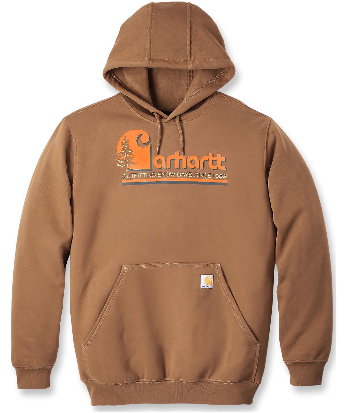 Carhartt Graphic hoodie, Carhartt Brown