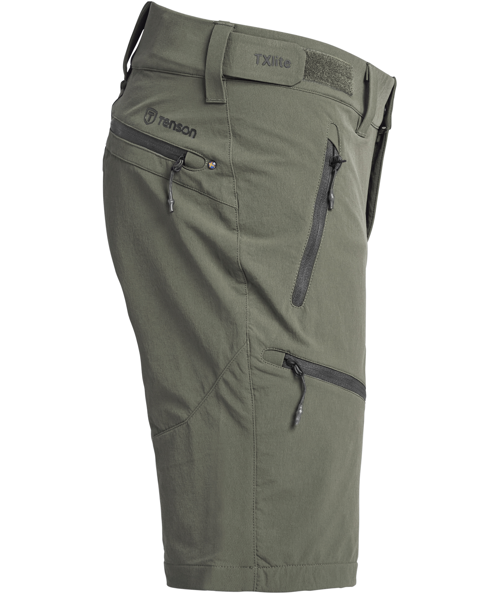 Tenson TXlite Flex shorts, Dark Olive, large image number 3