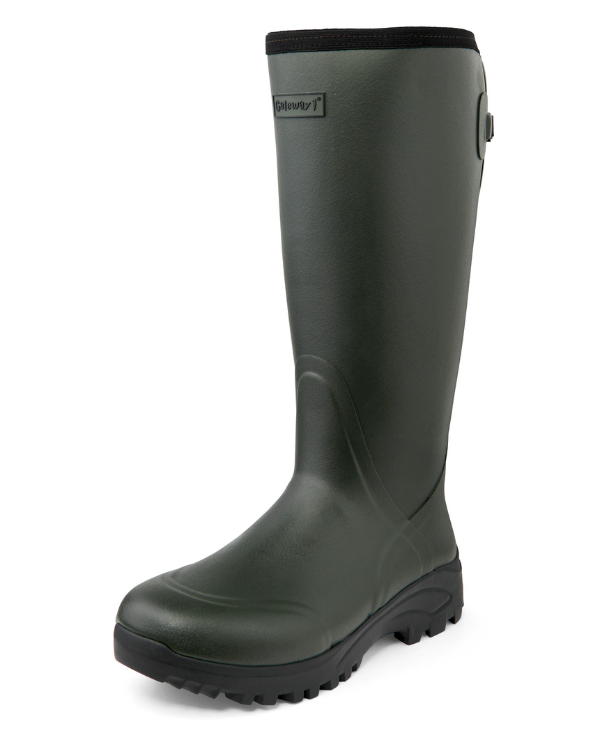 Gateway1 Sportsman 18" 4mm gummist&oslash;vler, Dark Green