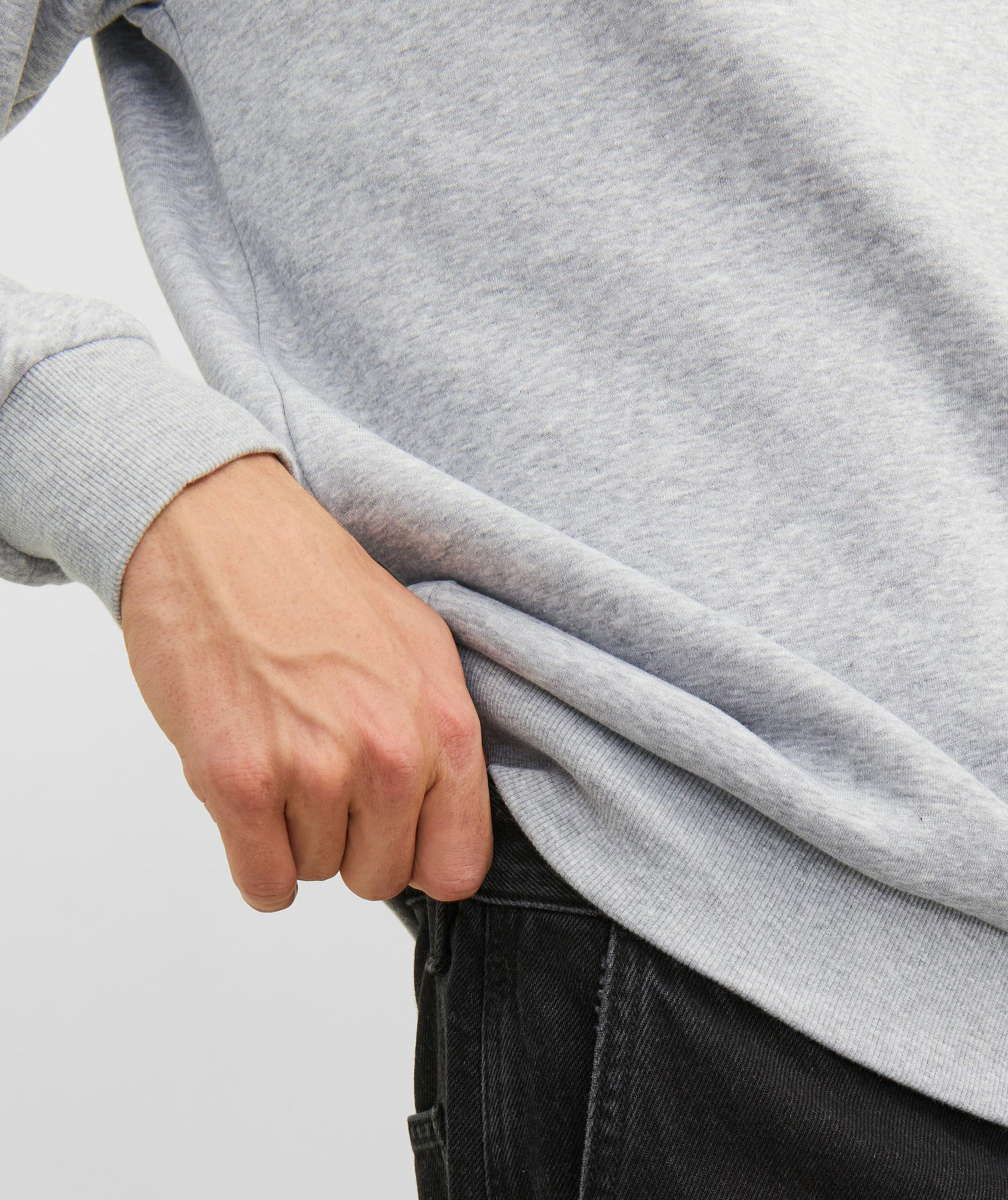 Jack & Jones JJEBRADLEY sweatshirt, Light Grey Melange, large image number 4