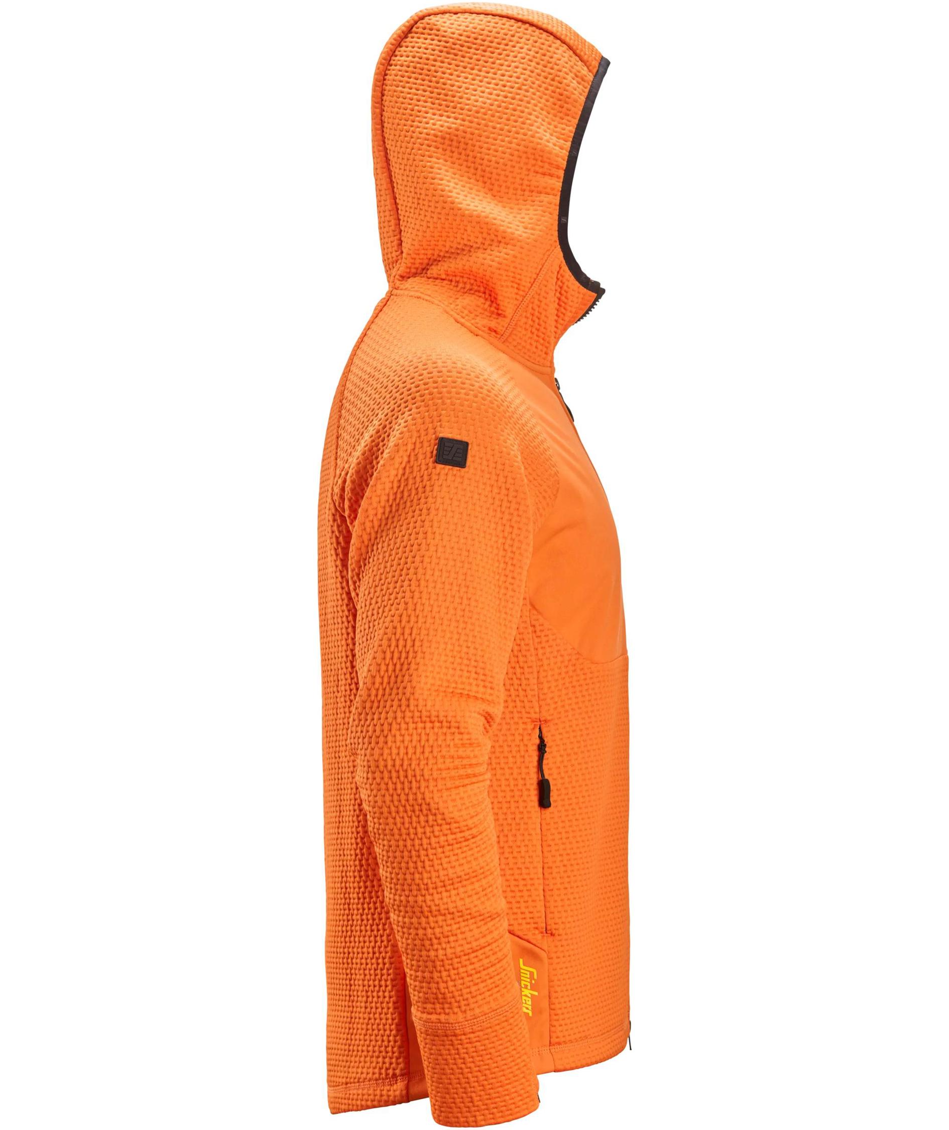 Snickers FlexiWork Hoodie mit Rei&szlig;verschluss 8405, Warm Orange, large image number 2