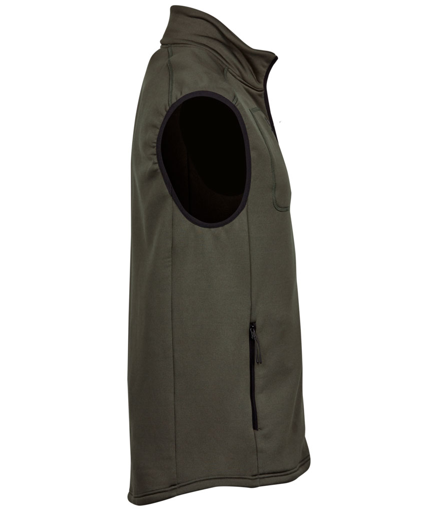 Tee Jays Stretch fleece bodywarmer, Deep Green, large image number 3