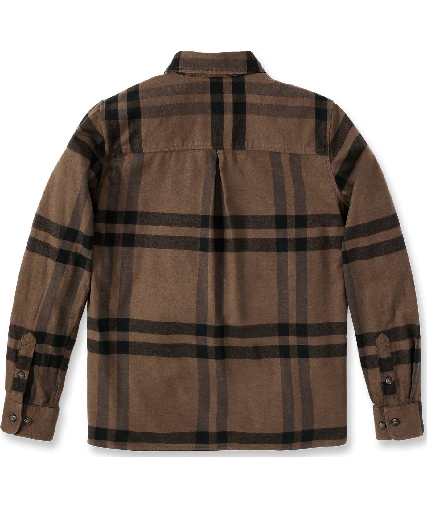 Carhartt flanellskjorta dam, Carhartt Brown Heather, large image number 3