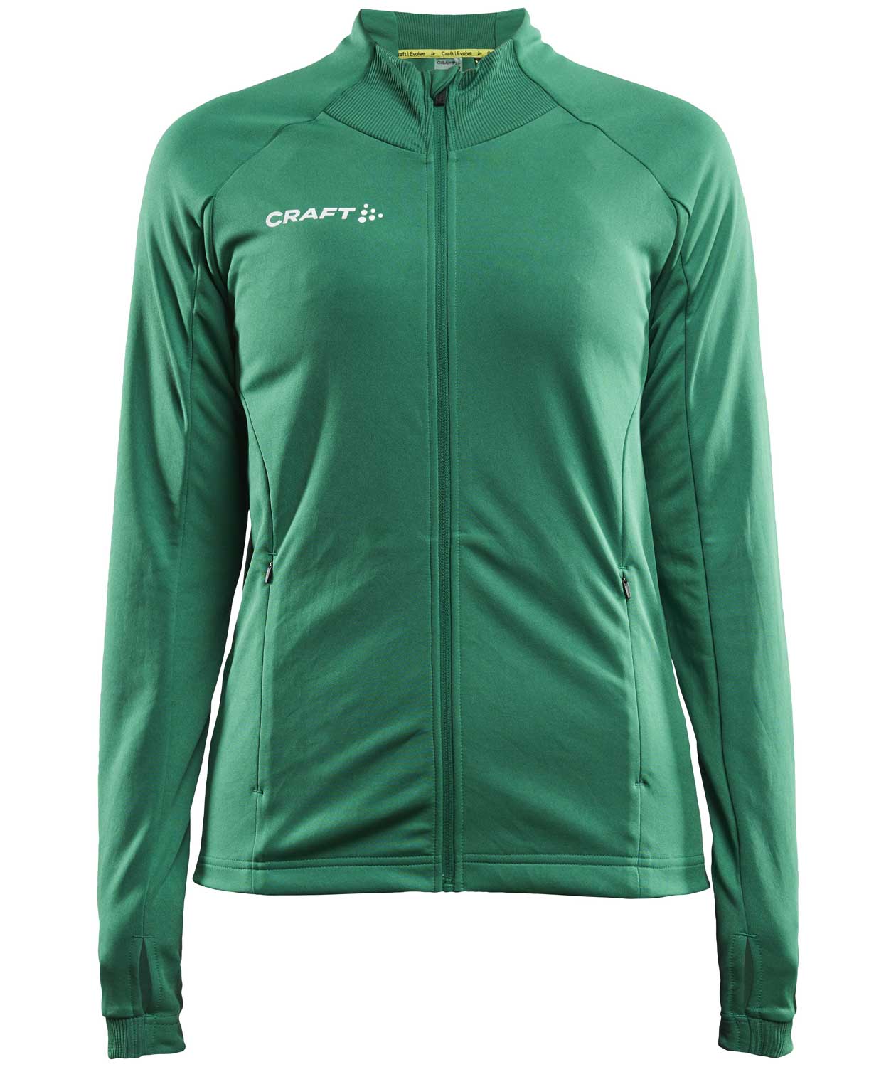 Craft Evolve Full Zip Damen Sweatshirt, Team green, Team green, swatch