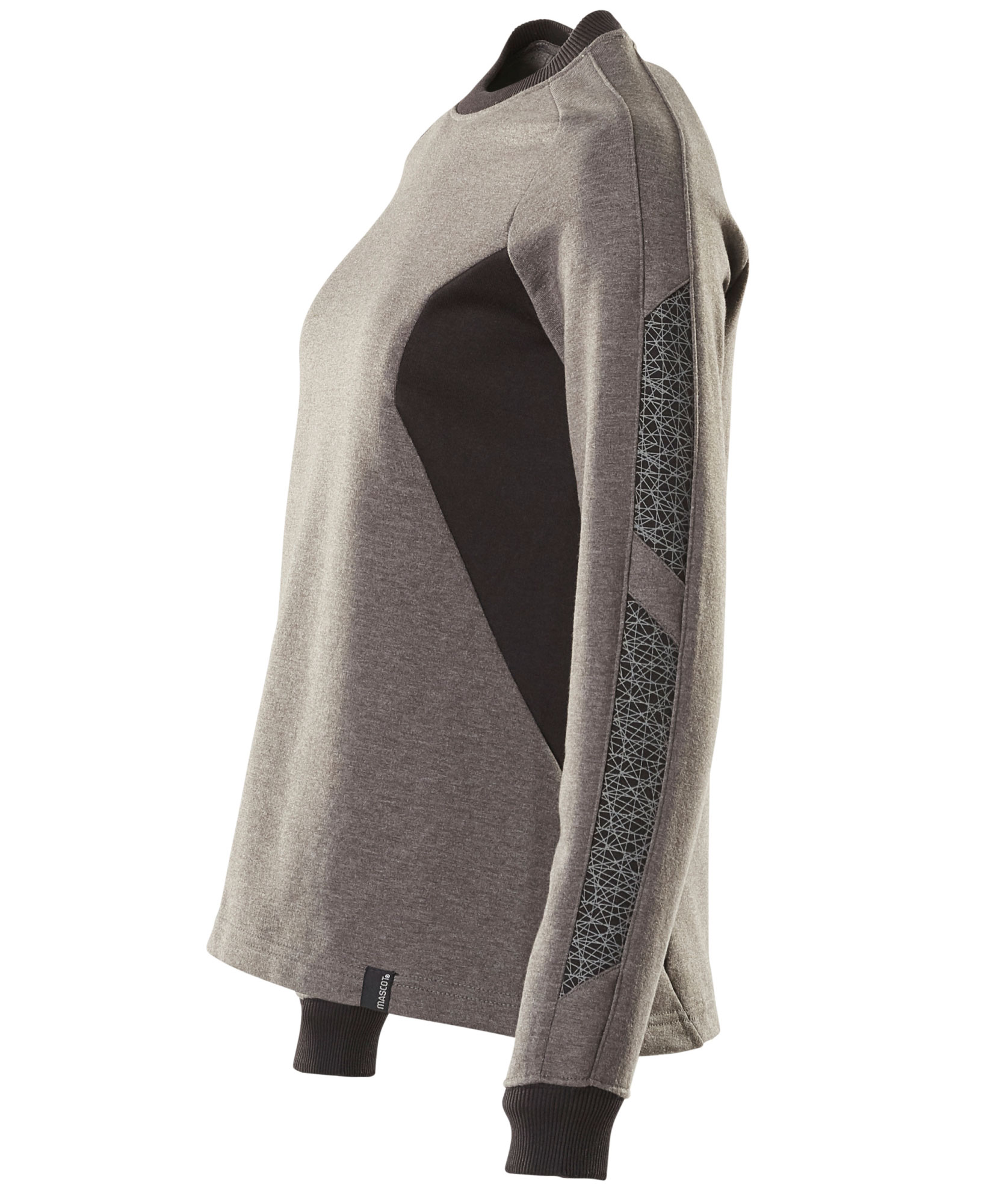 Mascot Accelerate dame sweatshirt, M&oslash;rk Antracit/Sort, large image number 3