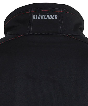 Bl&aring;kl&auml;der Unite Softshelljacke, Schwarz/Rot, large image number 3