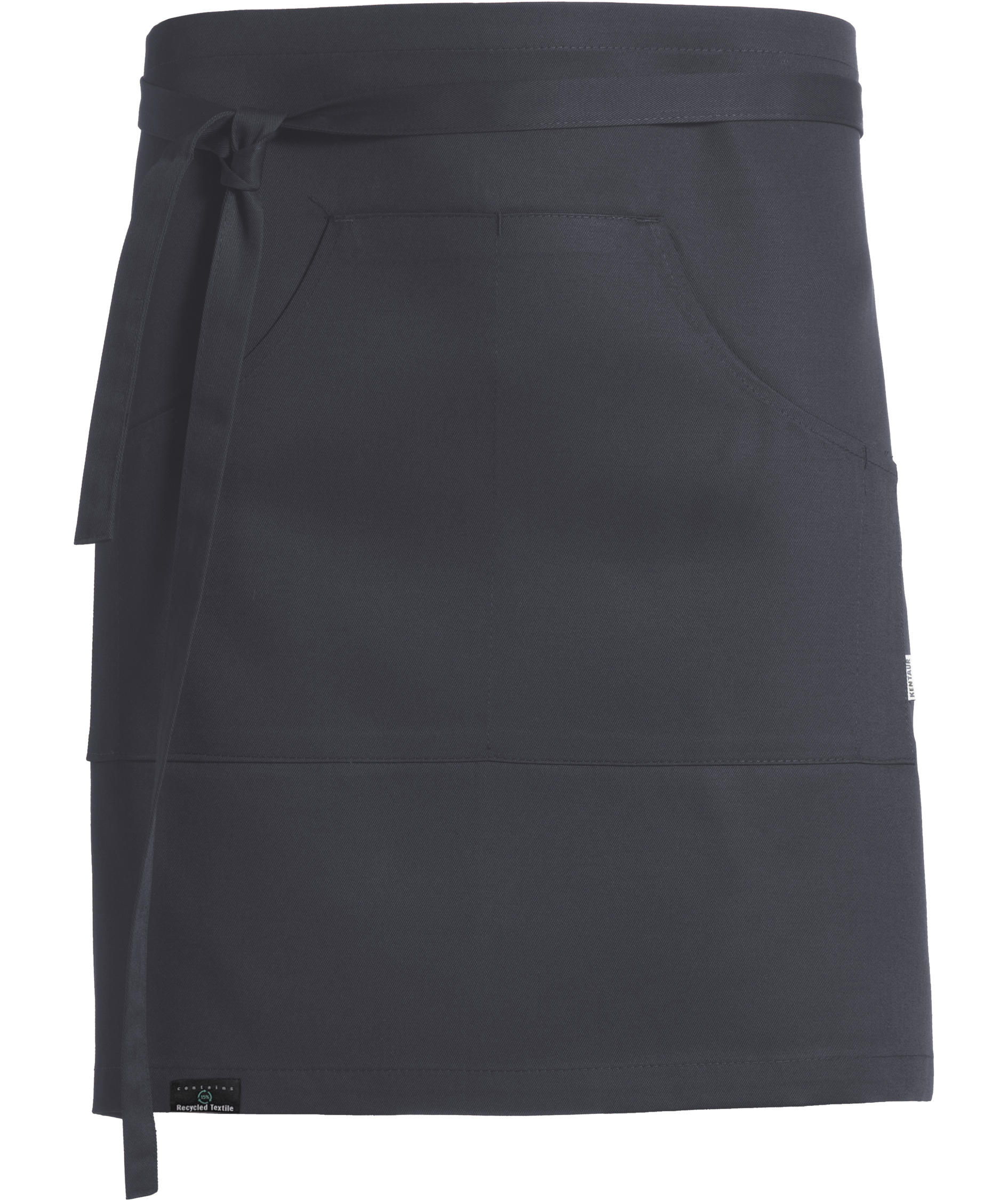 Kentaur apron with pocket, Charcoal, Charcoal, large image number 0
