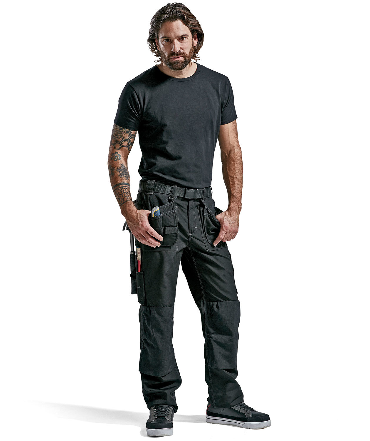 Bl&aring;kl&auml;der hantverksbyxa lightweight, Svart