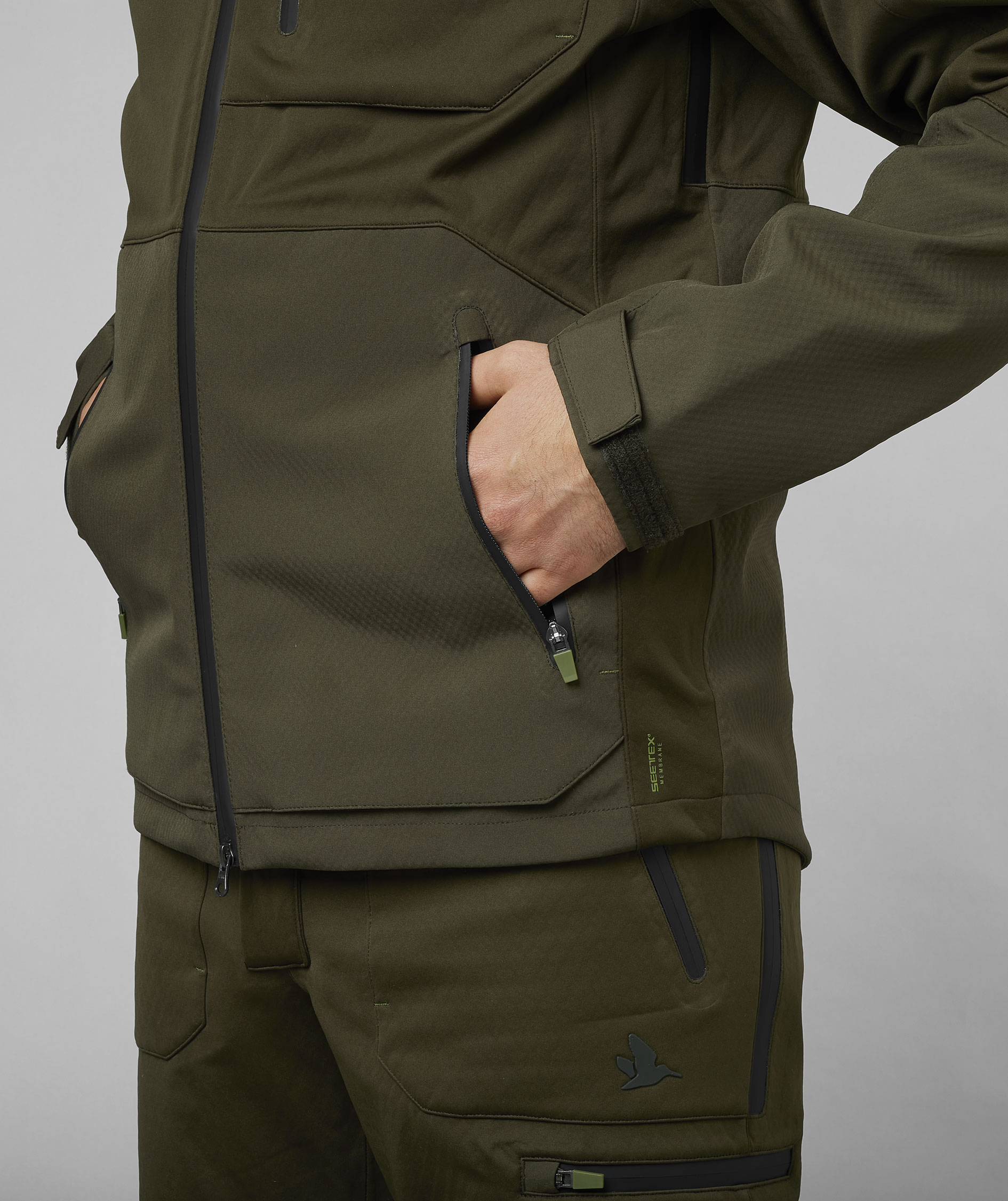 Seeland Hawker Shell II softshelljakke, Pine green, large image number 7