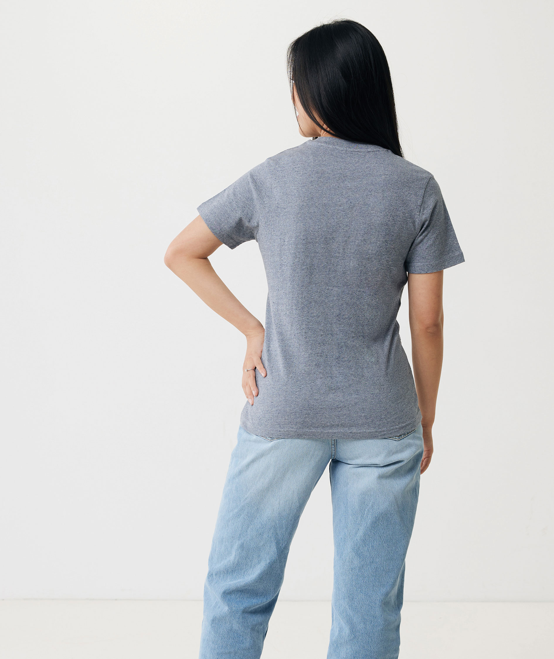 Iqoniq Brett T-shirt, Light Heather Navy, large image number 9