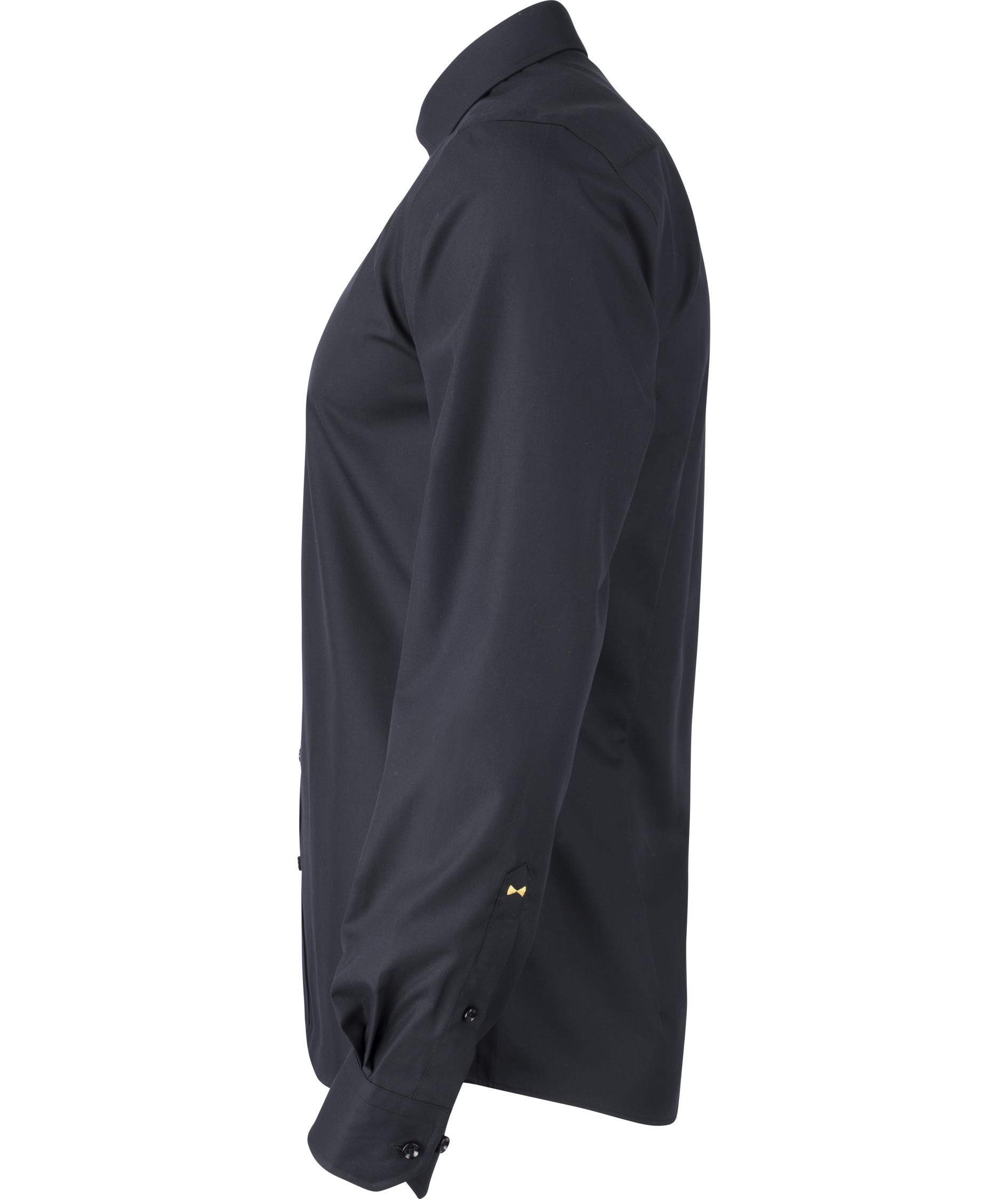 J. Harvest & Frost Twill Yellow Bow 50 regular fit skjorta, Svart, large image number 2