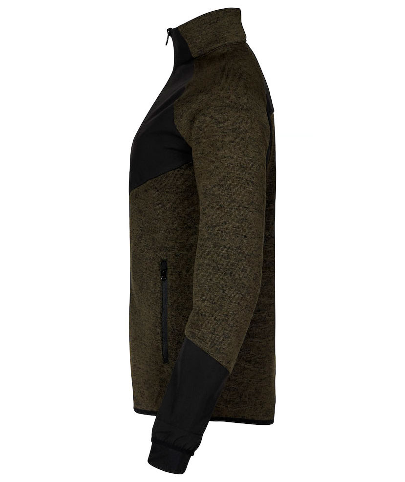 Clique Haines fleecejacka dam, Fog Green, large image number 2