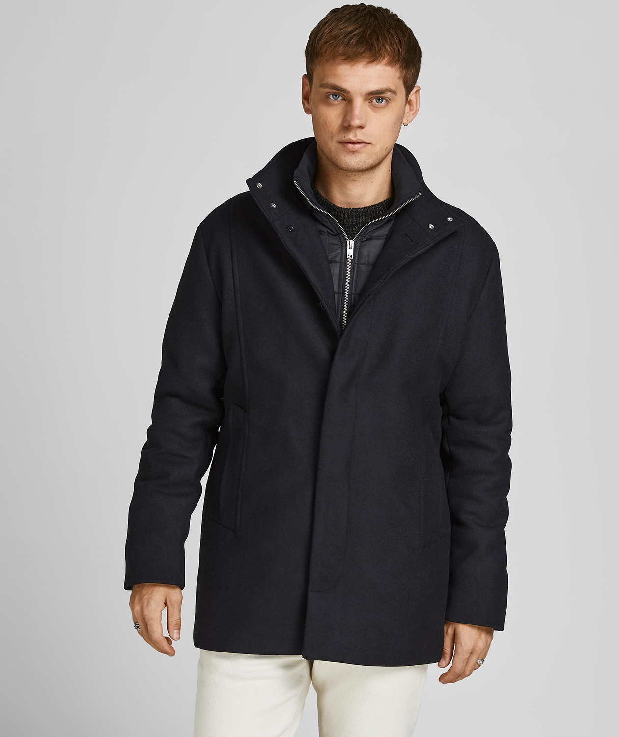 Jack & Jones JJEDUNHAM ull jacka, Svart