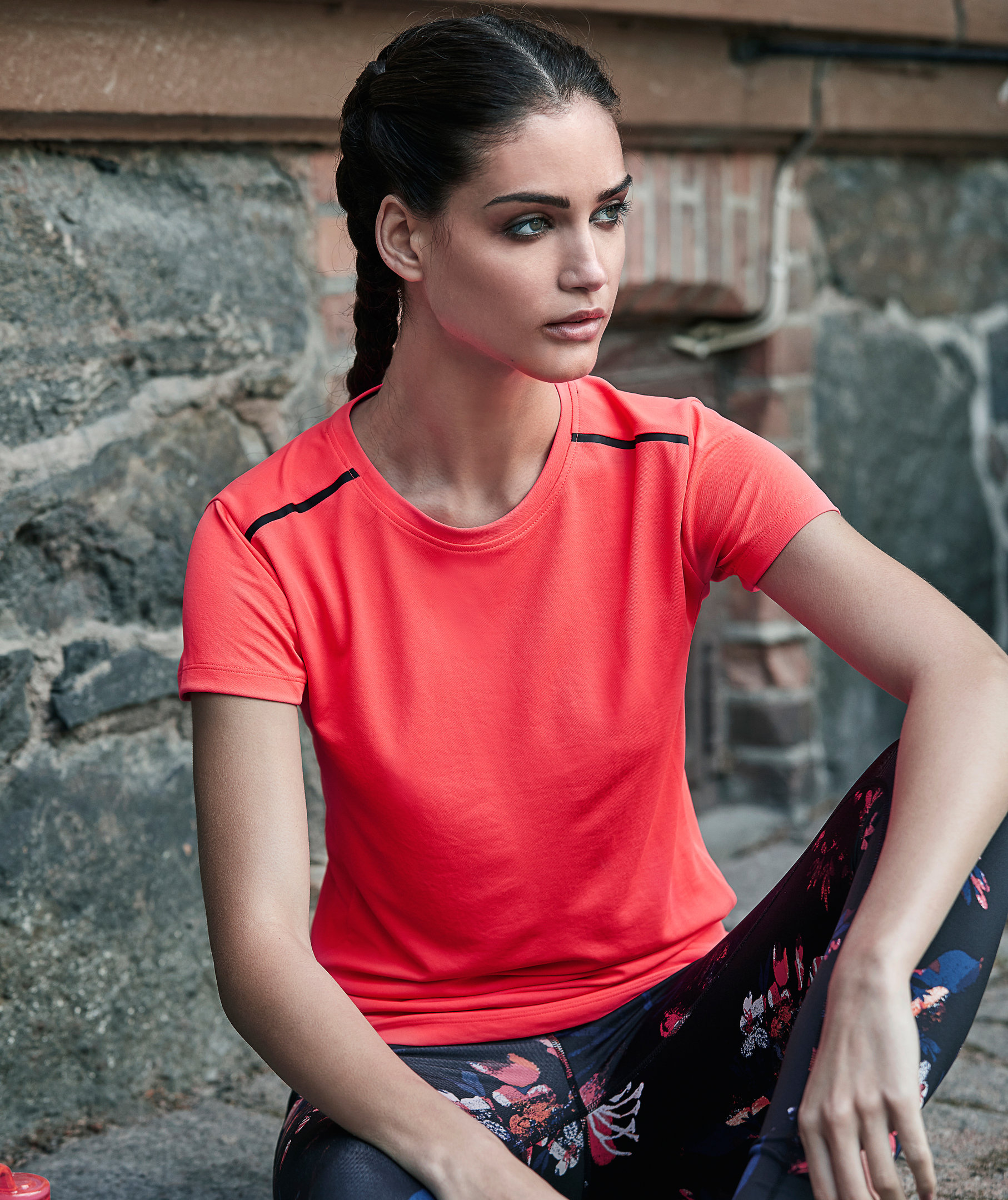 Tee Jays Luxury Sport T-shirt dam, R&ouml;d