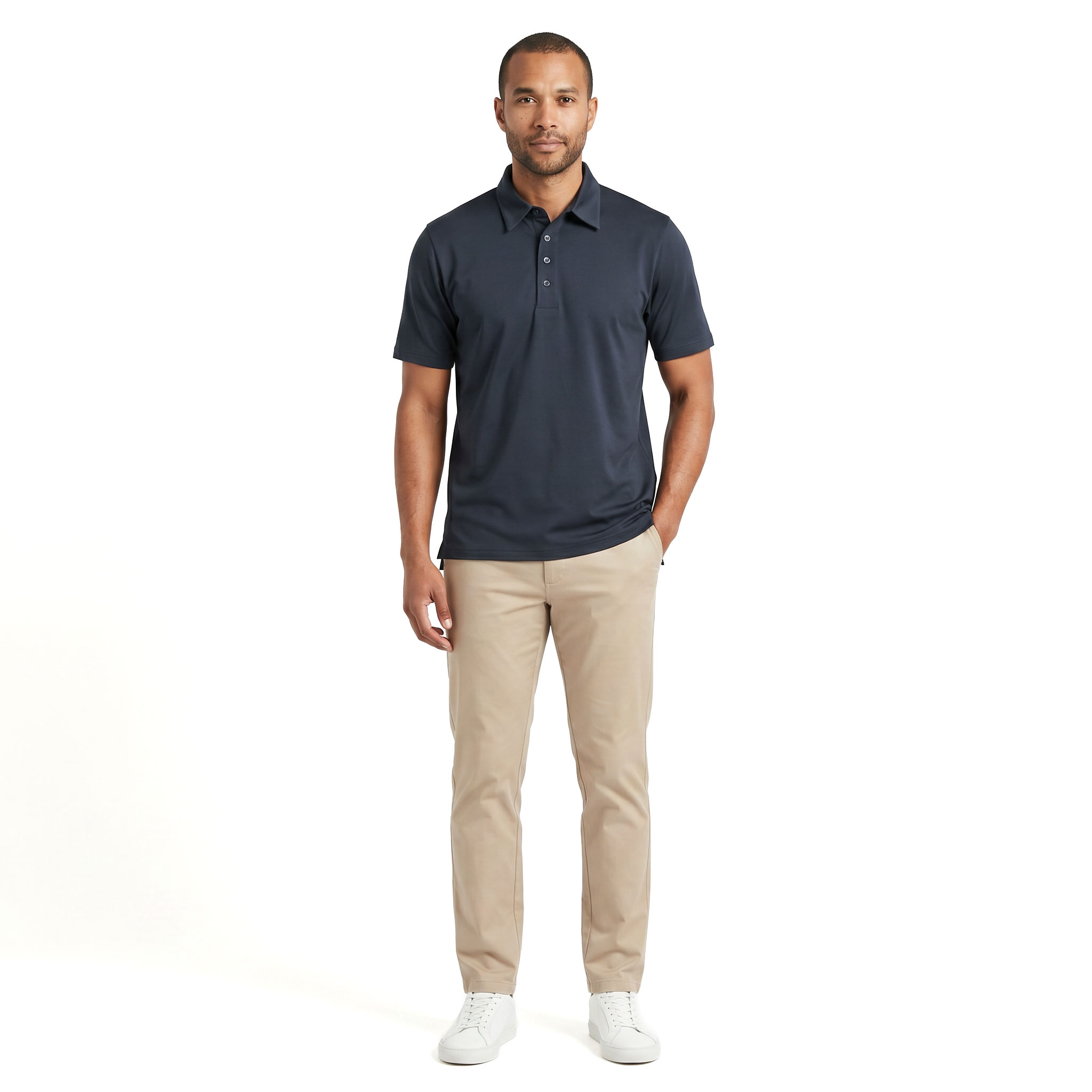 Westborn Urban polo shirt, Navy, large image number 2