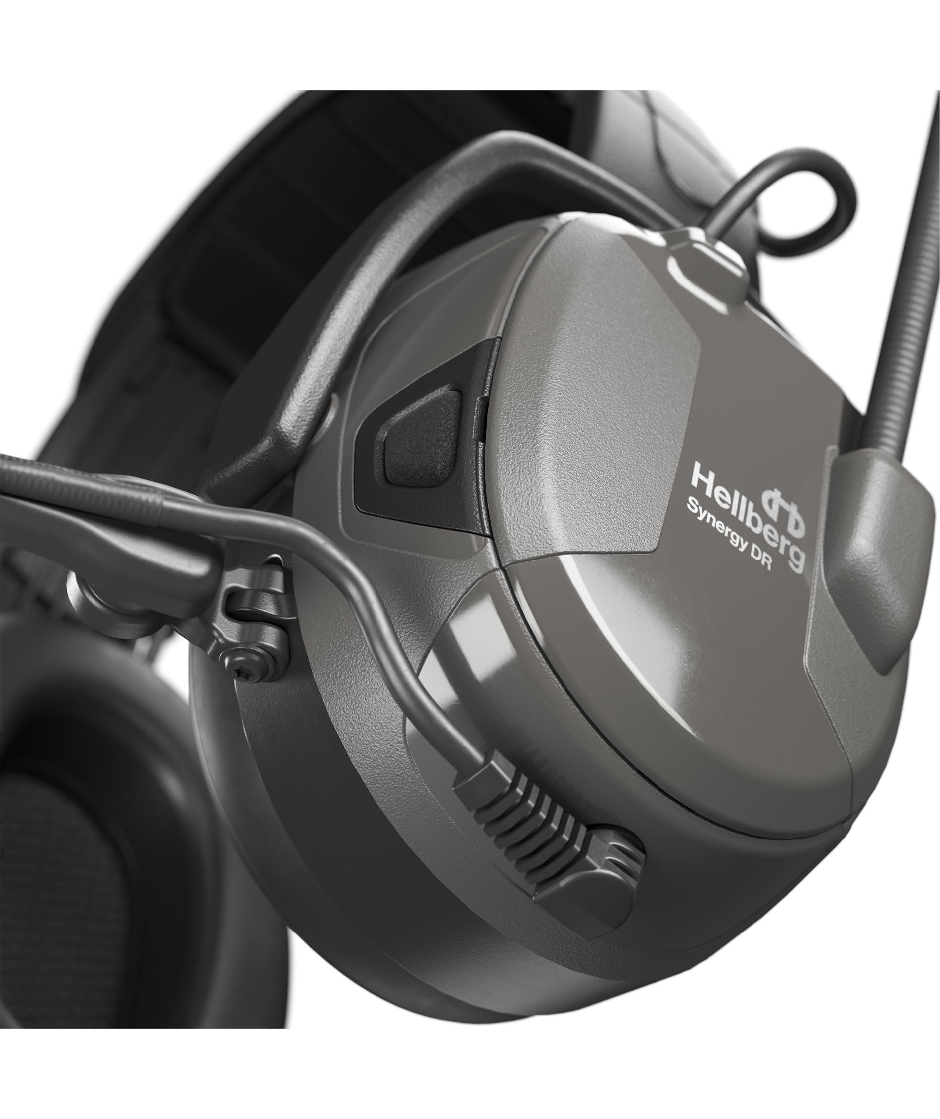 Hellberg Synergy DR h&oslash;rev&aelig;rn med Bluetooth, Gr&aring;/Sort, Gr&aring;/Sort, large image number 4