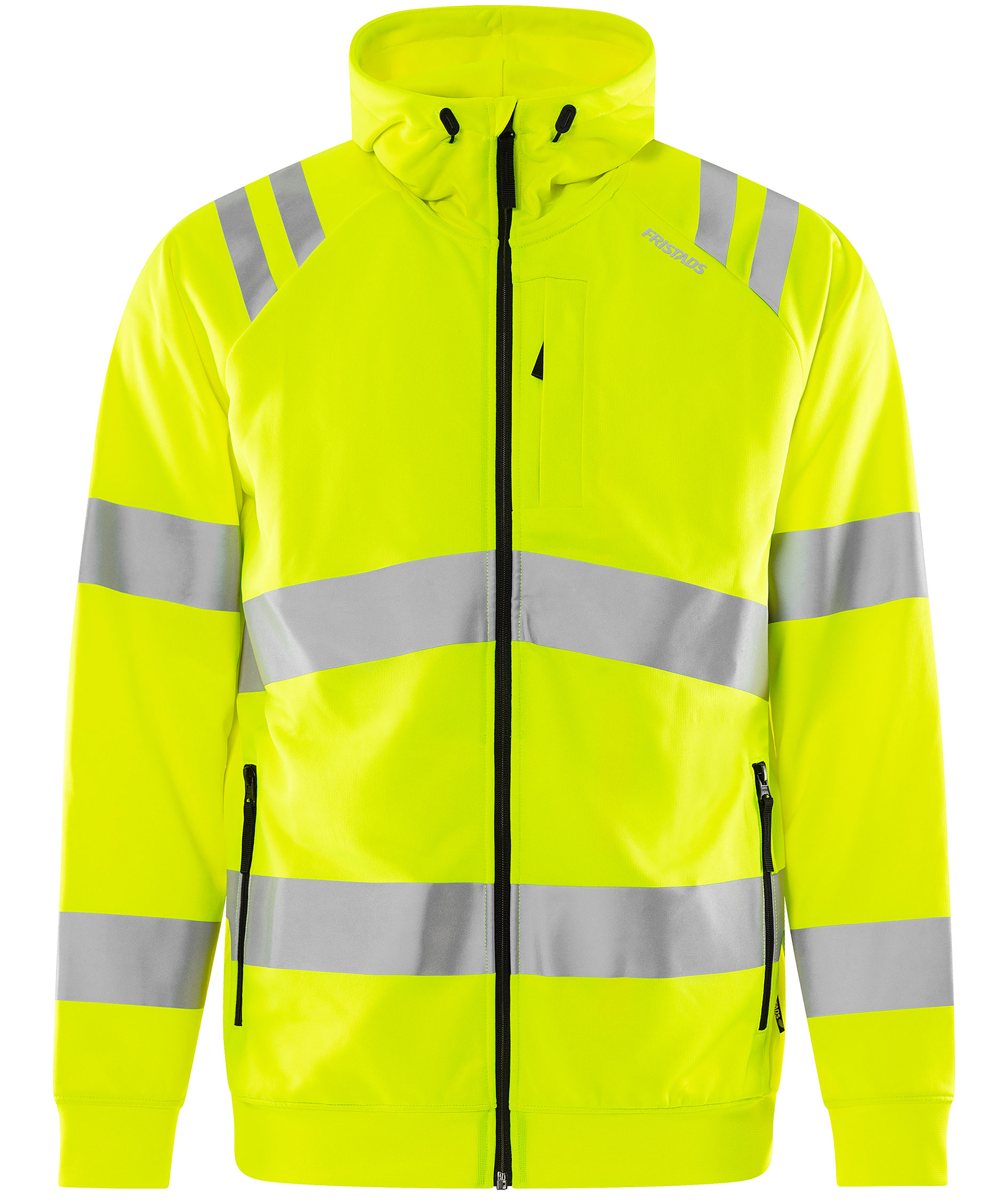 Fristads Green hoodie med dragkedja 7865 GPSW