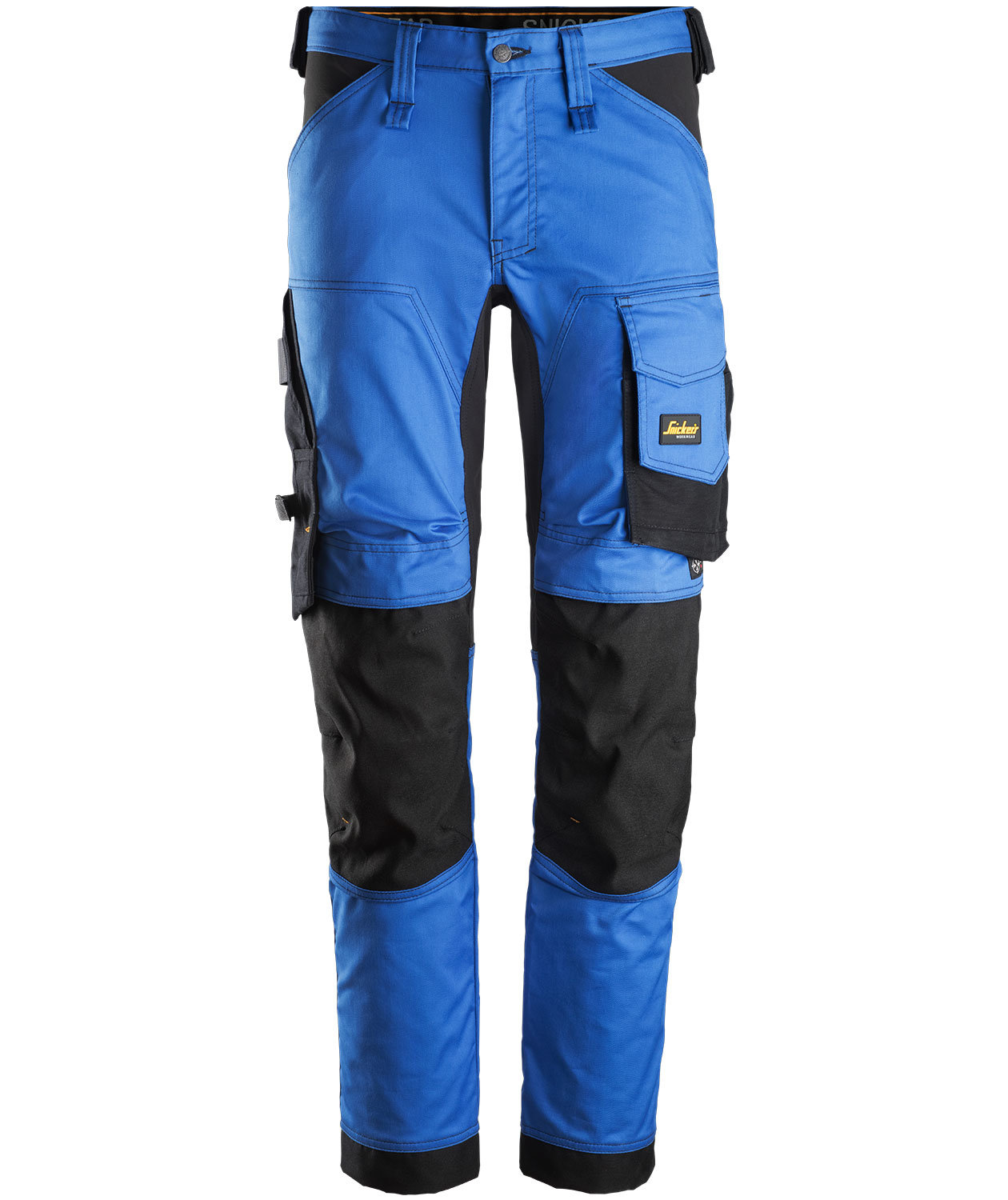 Snickers AllroundWork arbejdsbukser 6341, True Blue/Sort, True Blue/Sort, swatch