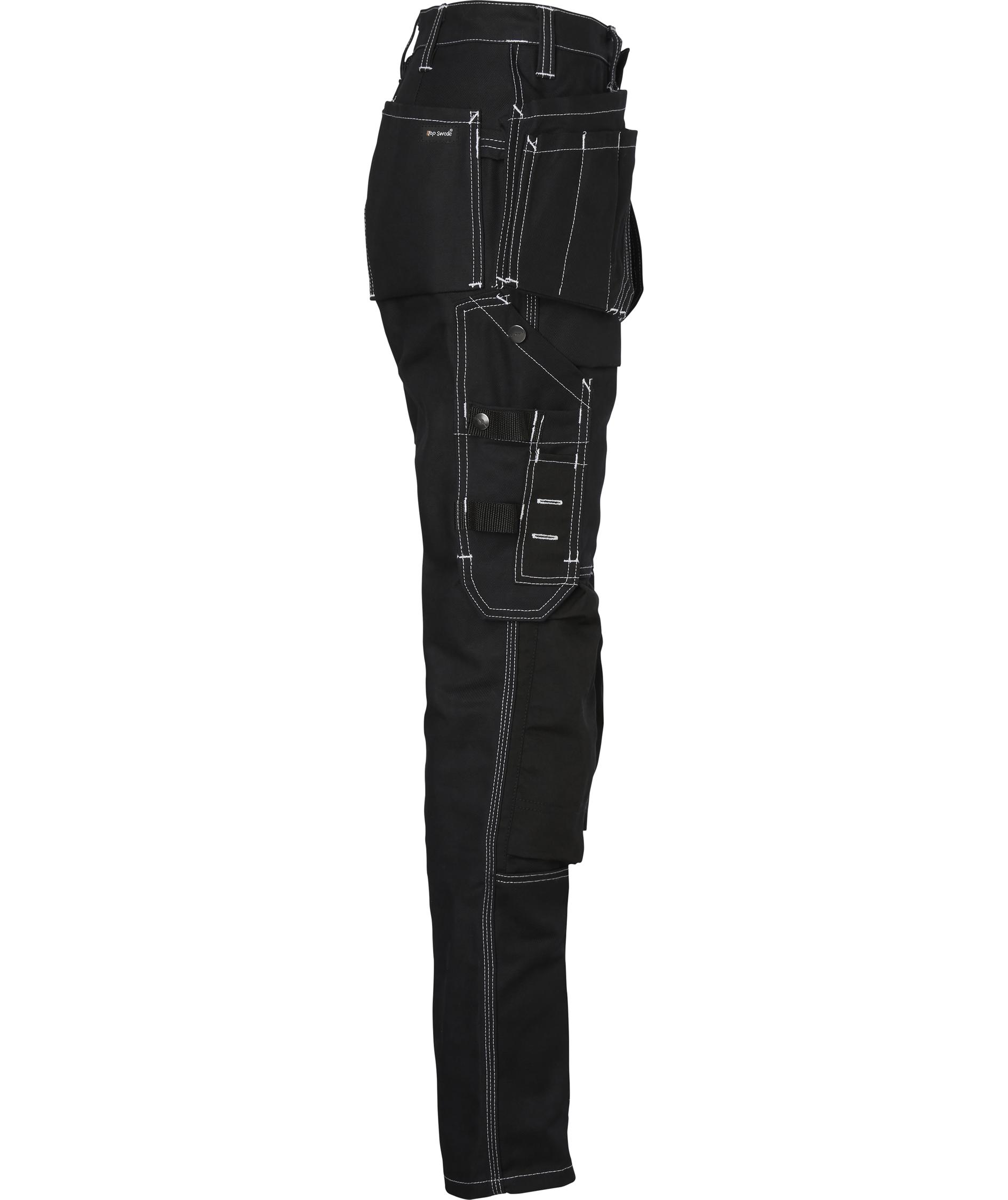 Top Swede women's craftsman trousers 316, Black, large image number 2