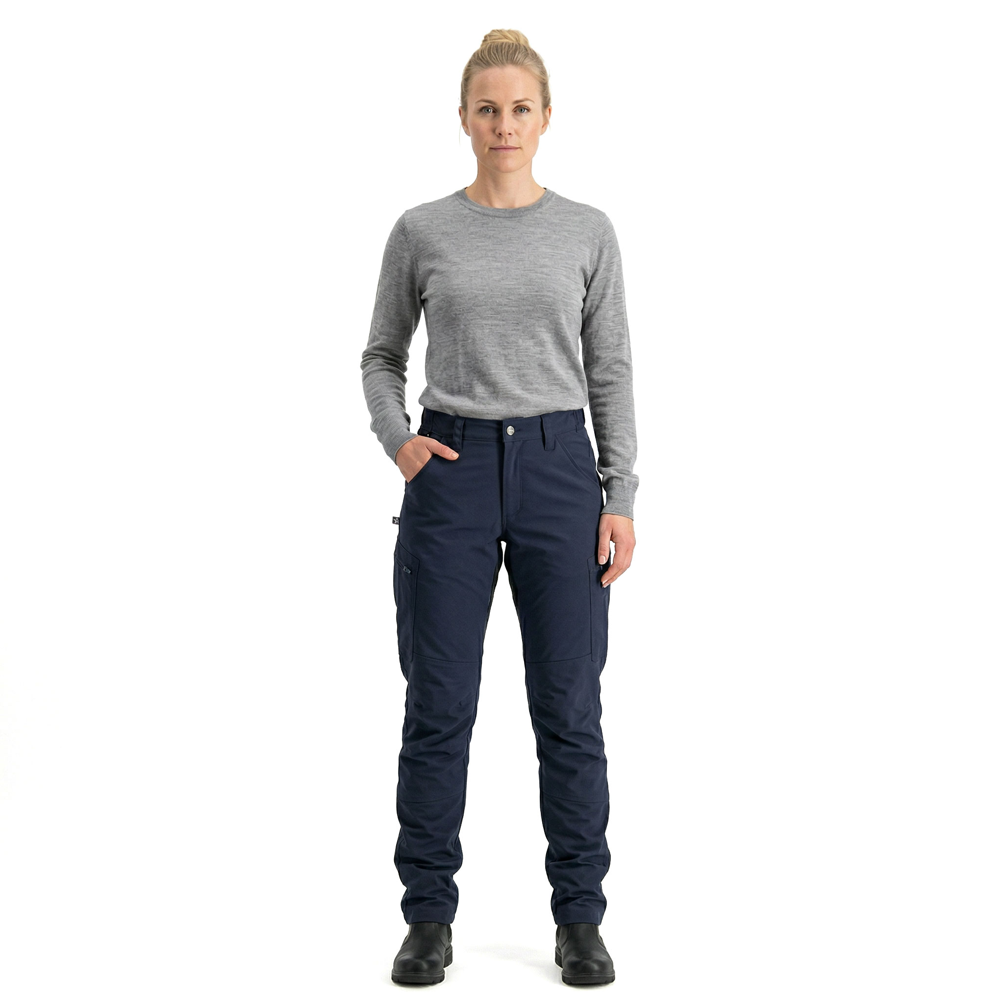 Texstar WP31 women's light service trousers, Navy, large image number 2