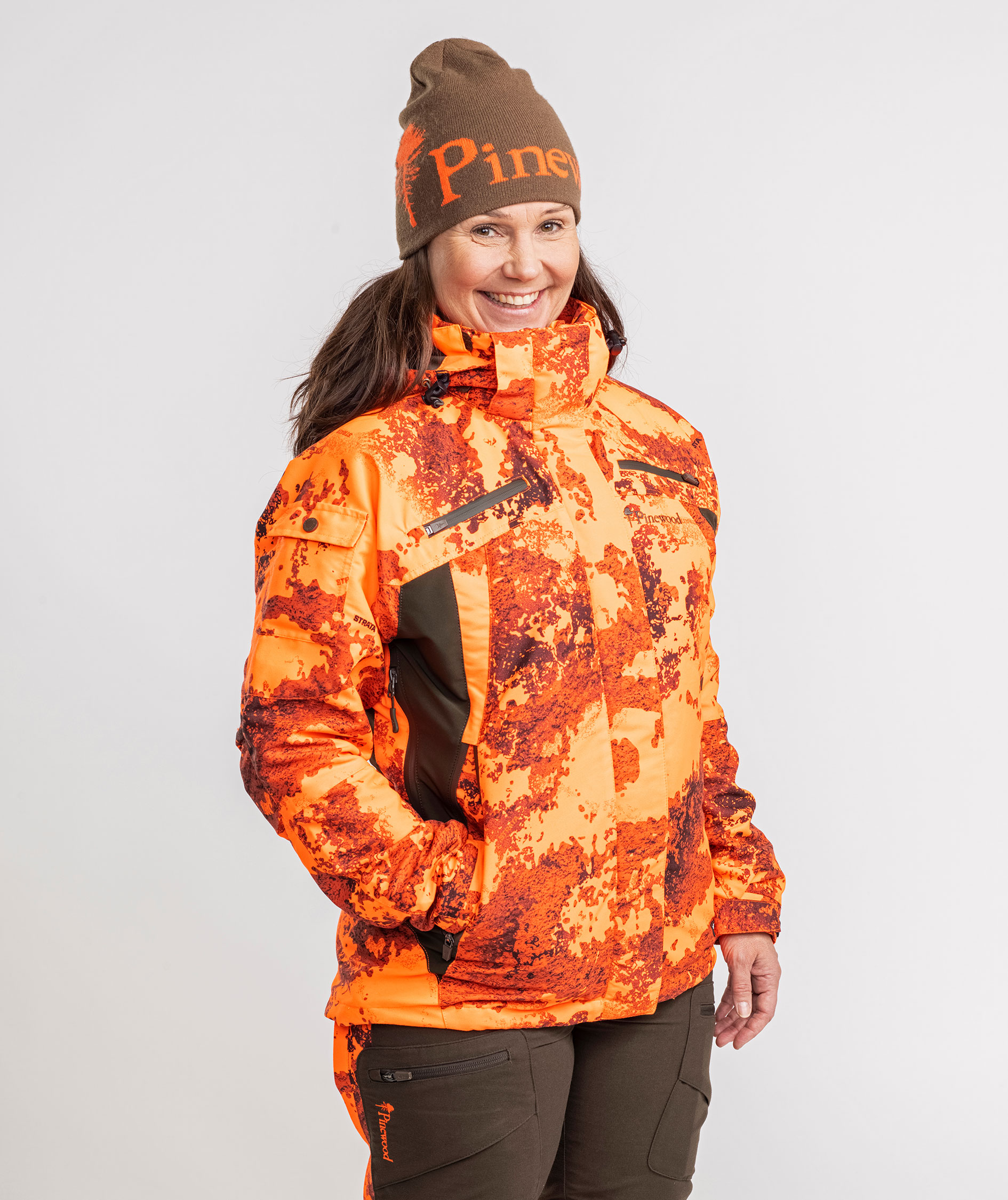 Pinewood&nbsp;Hunter Pro Xtreme 2.0 Camou damejakke, Strata Blaze, large image number 3