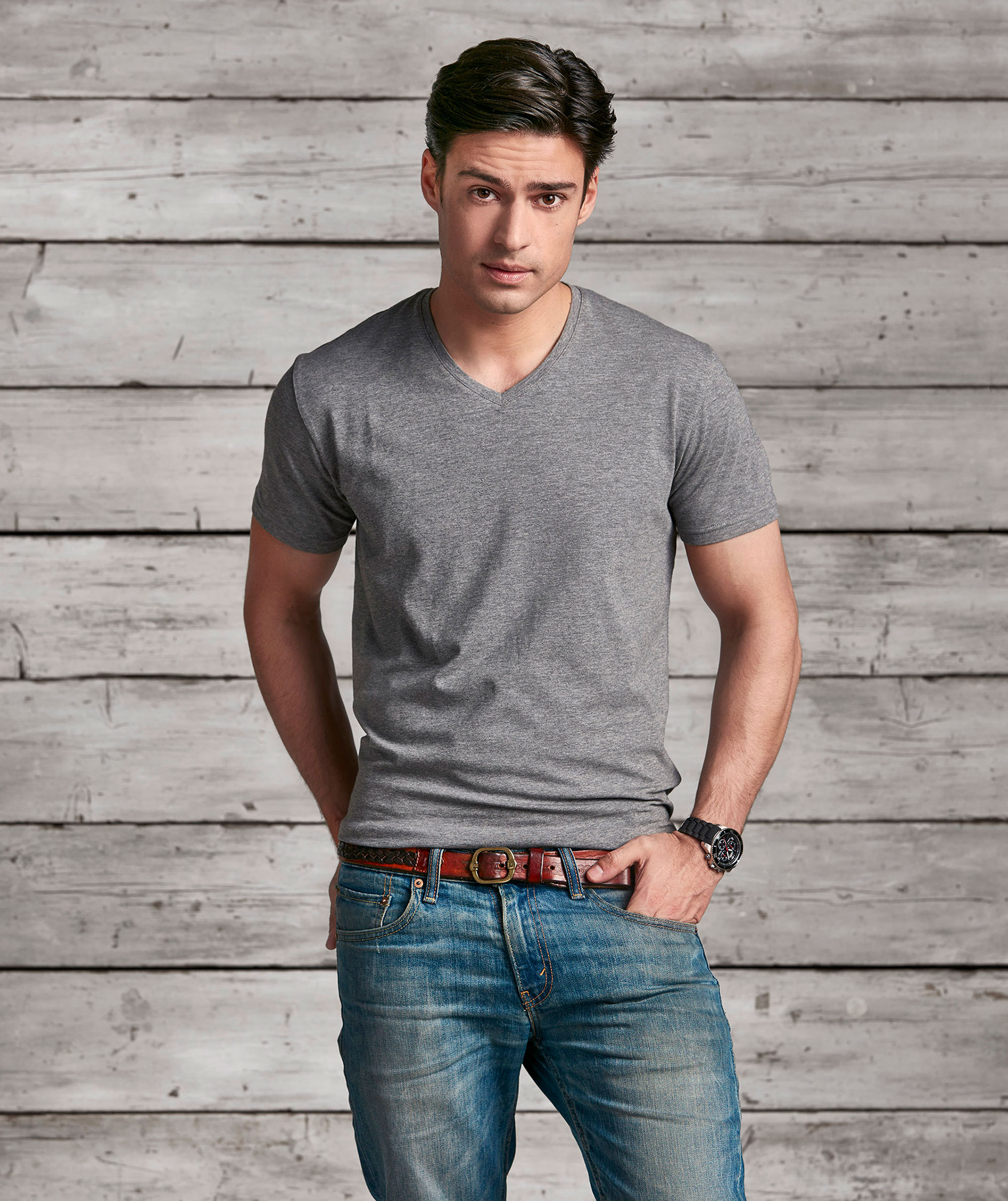 South West Frisco T-shirt, Medium Greymelange