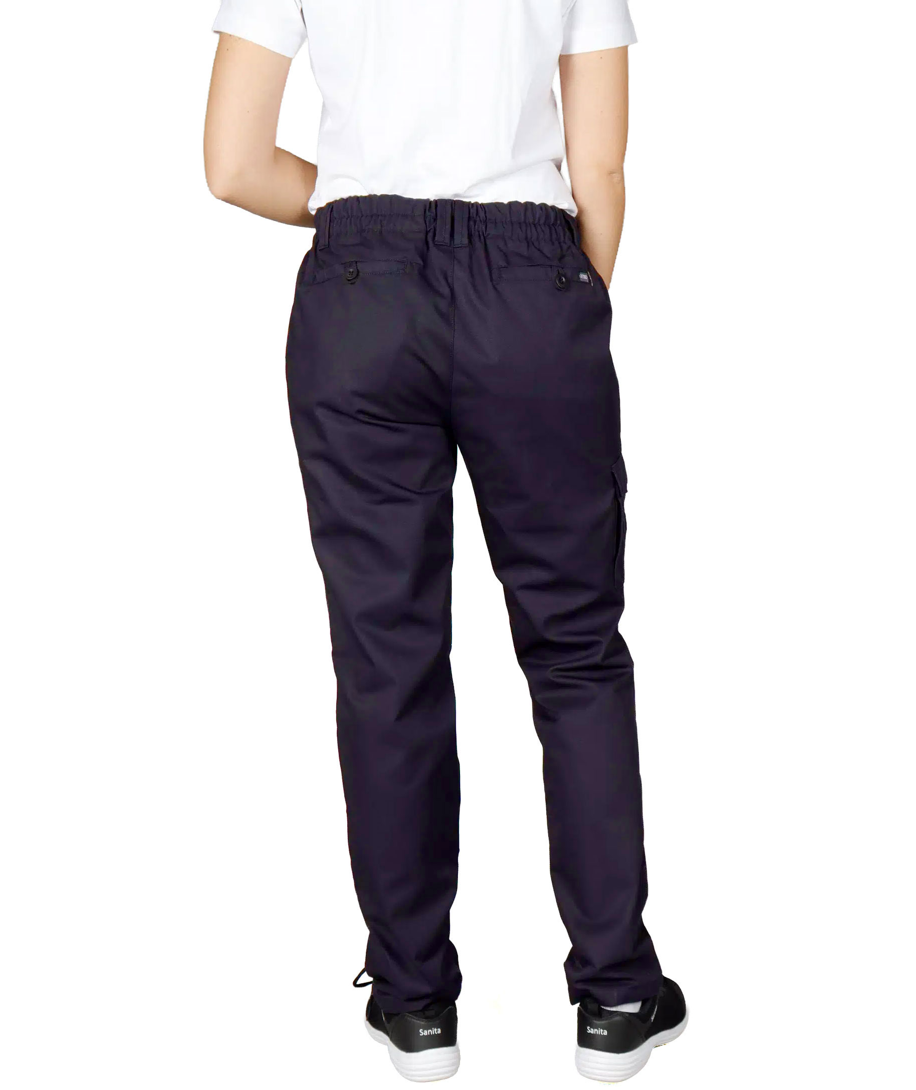 Nybo Workwear Perfect Fit pull-on chinos leg length 82 cm, Navy, large image number 2
