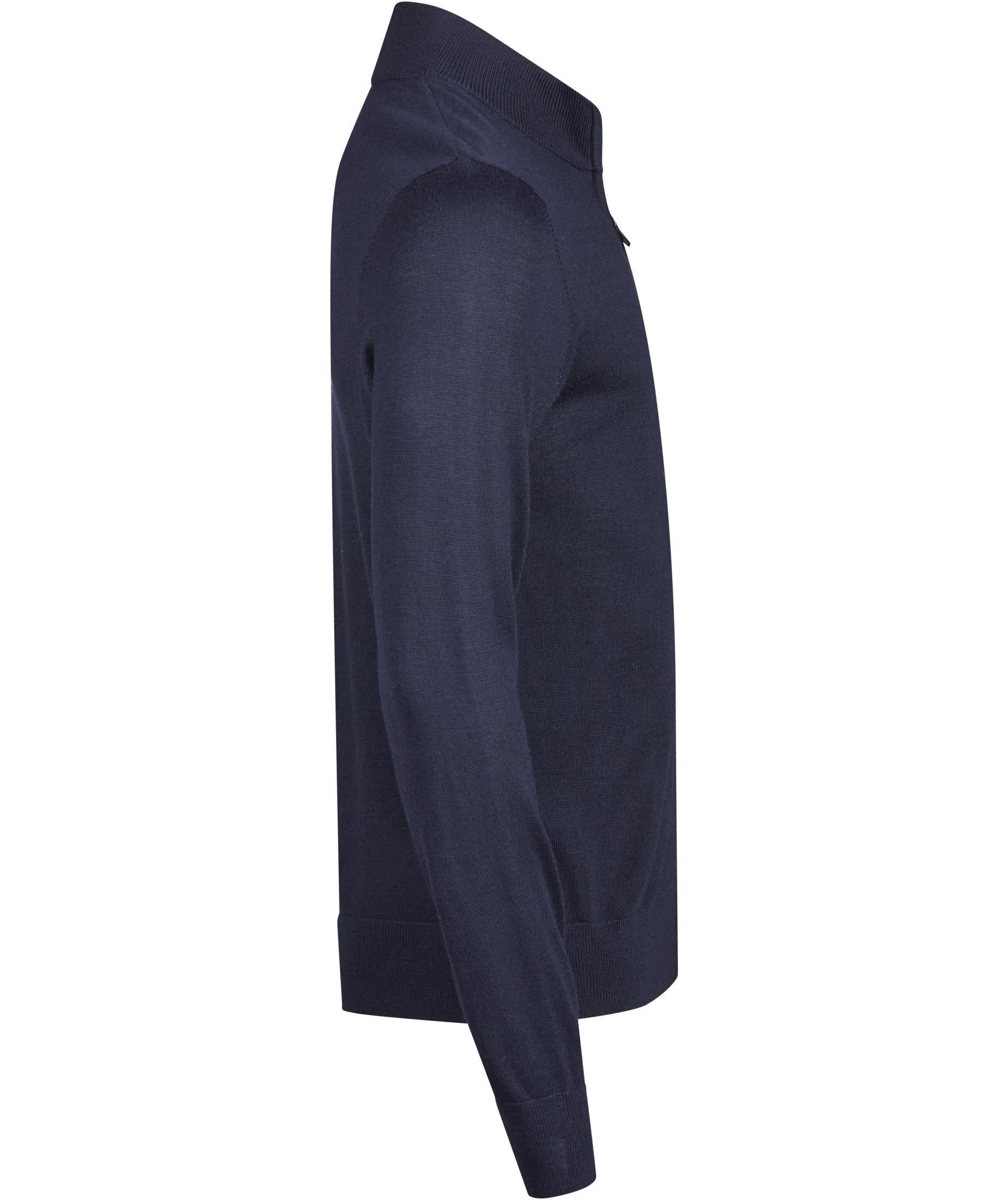 Tee Jays Strick Cardigan mit Merinowolle, Navy, large image number 2